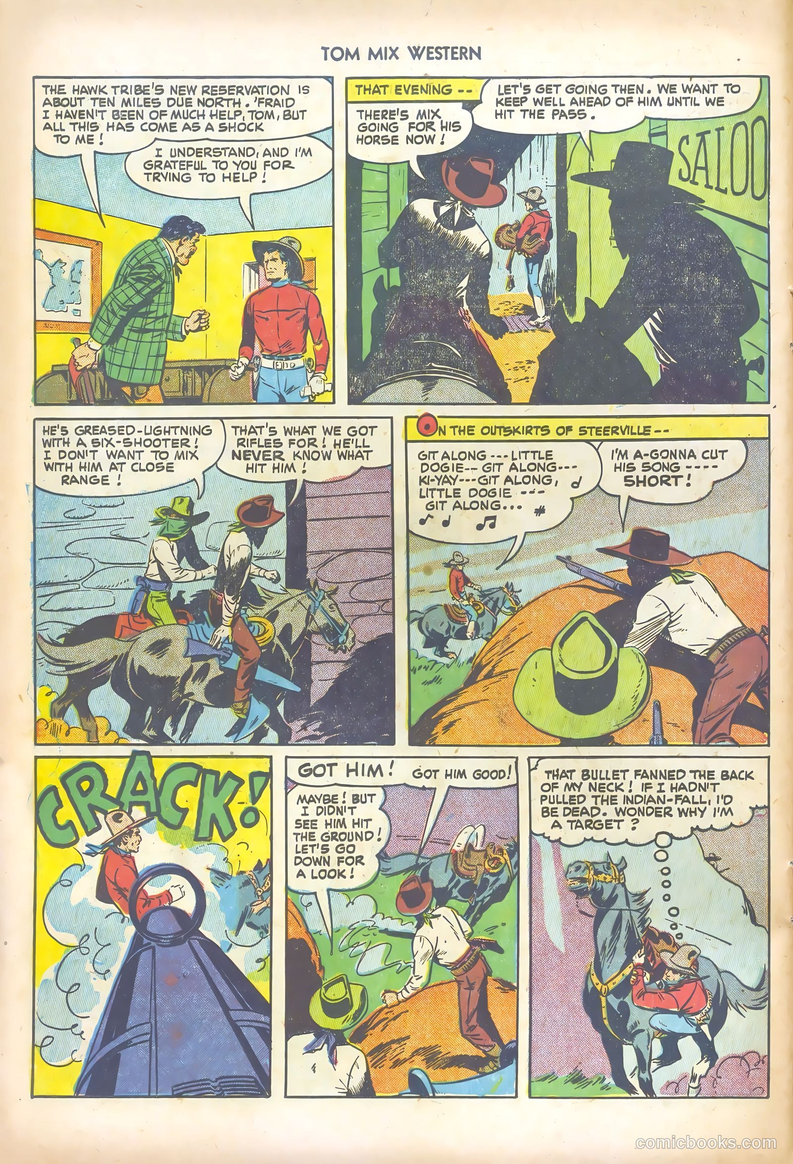 Tom Mix Western #46 (1951) — page 26 of 36