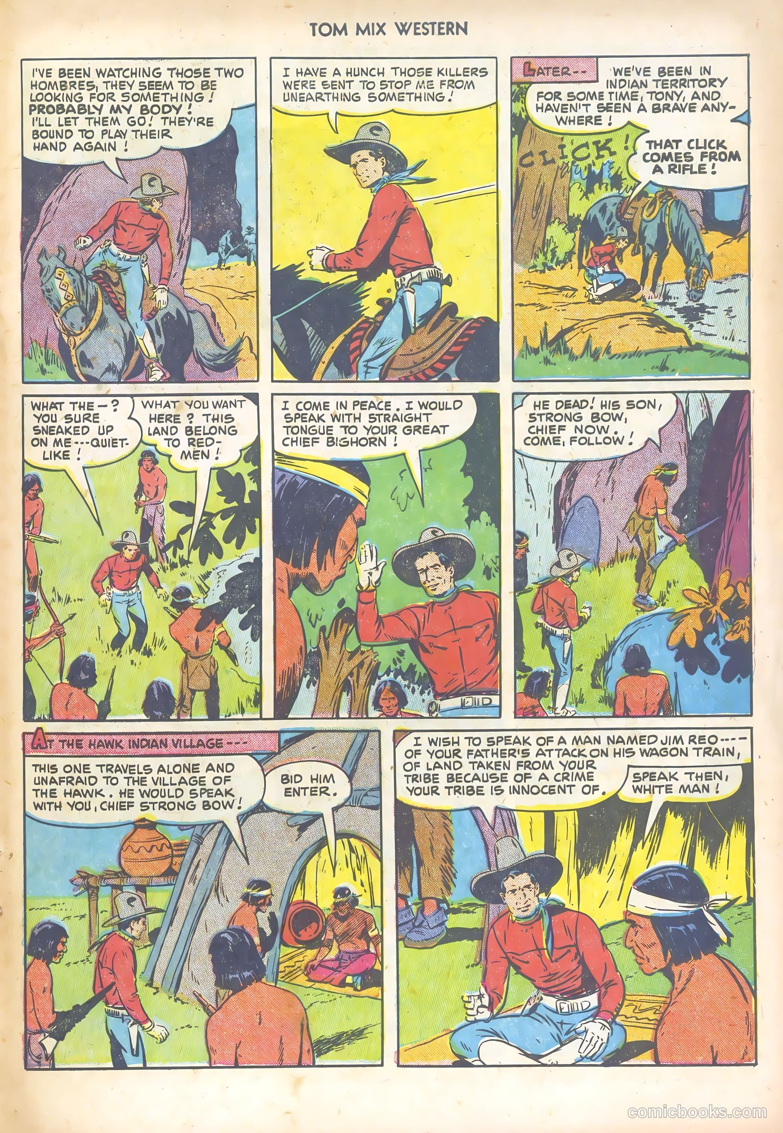 Tom Mix Western #46 (1951) — page 27 of 36