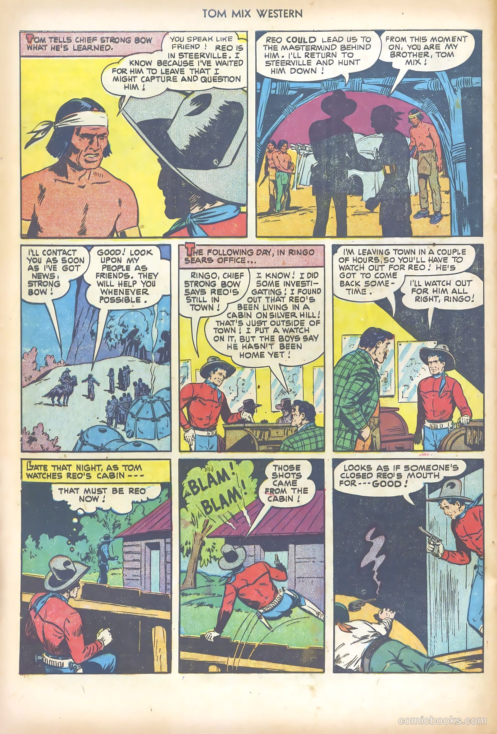 Tom Mix Western #46 (1951) — page 28 of 36