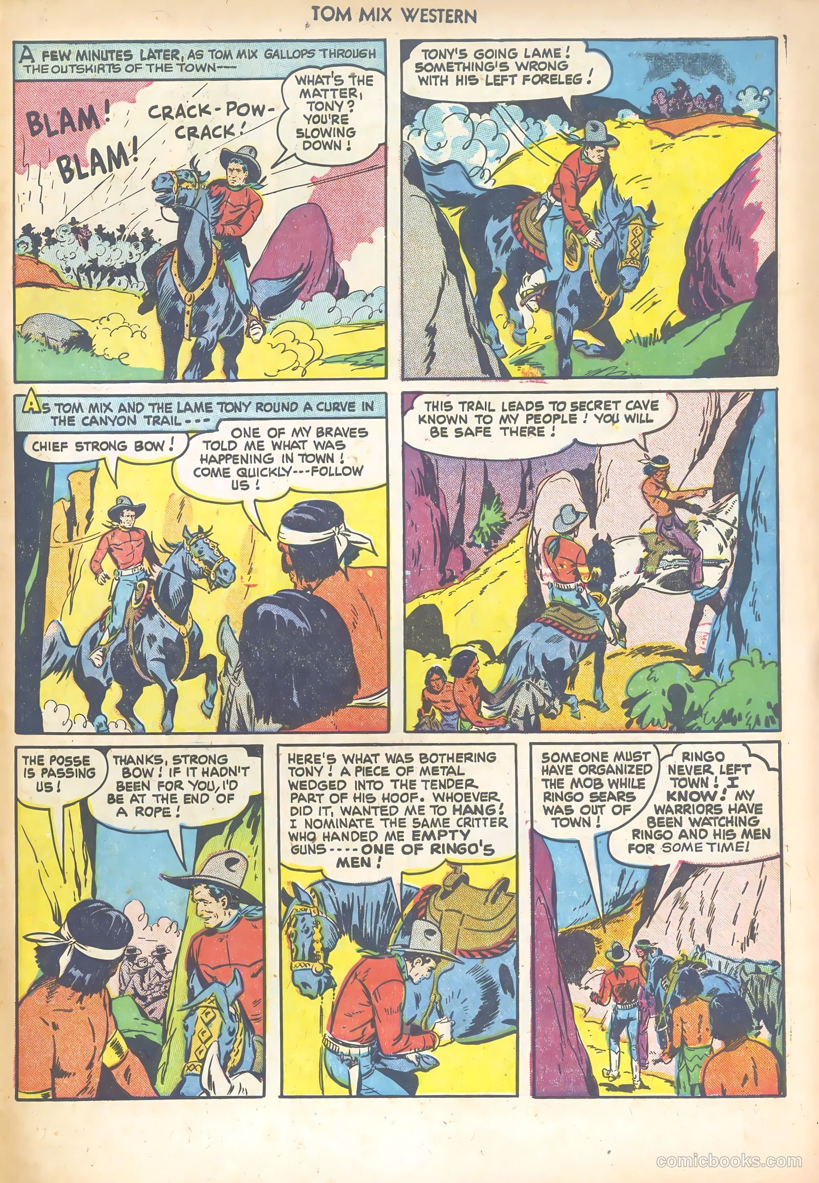 Tom Mix Western #46 (1951) — page 31 of 36