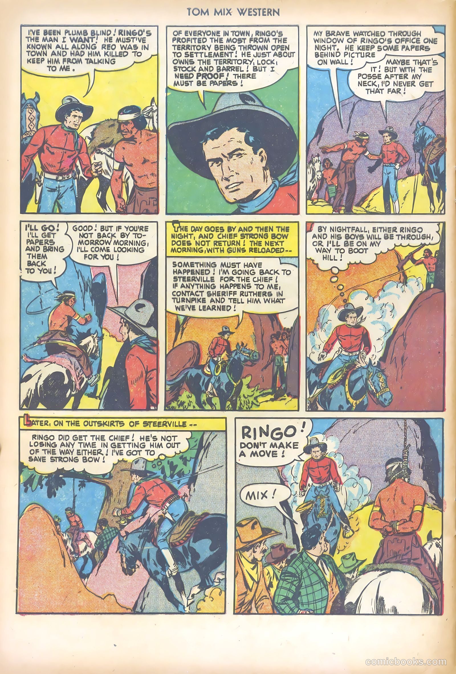 Tom Mix Western #46 (1951) — page 32 of 36