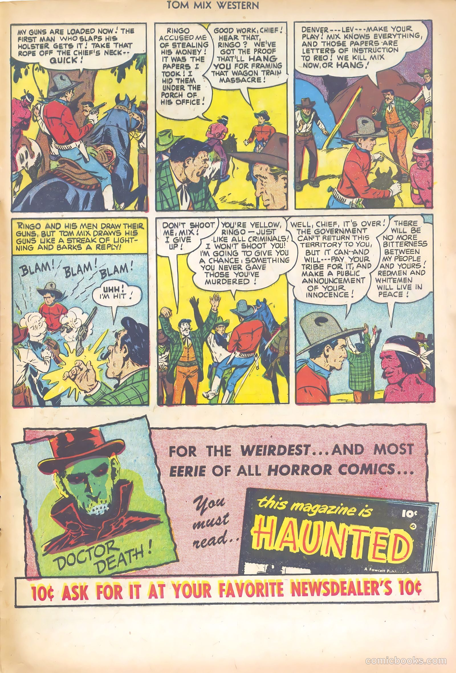 Tom Mix Western #46 (1951) — page 33 of 36