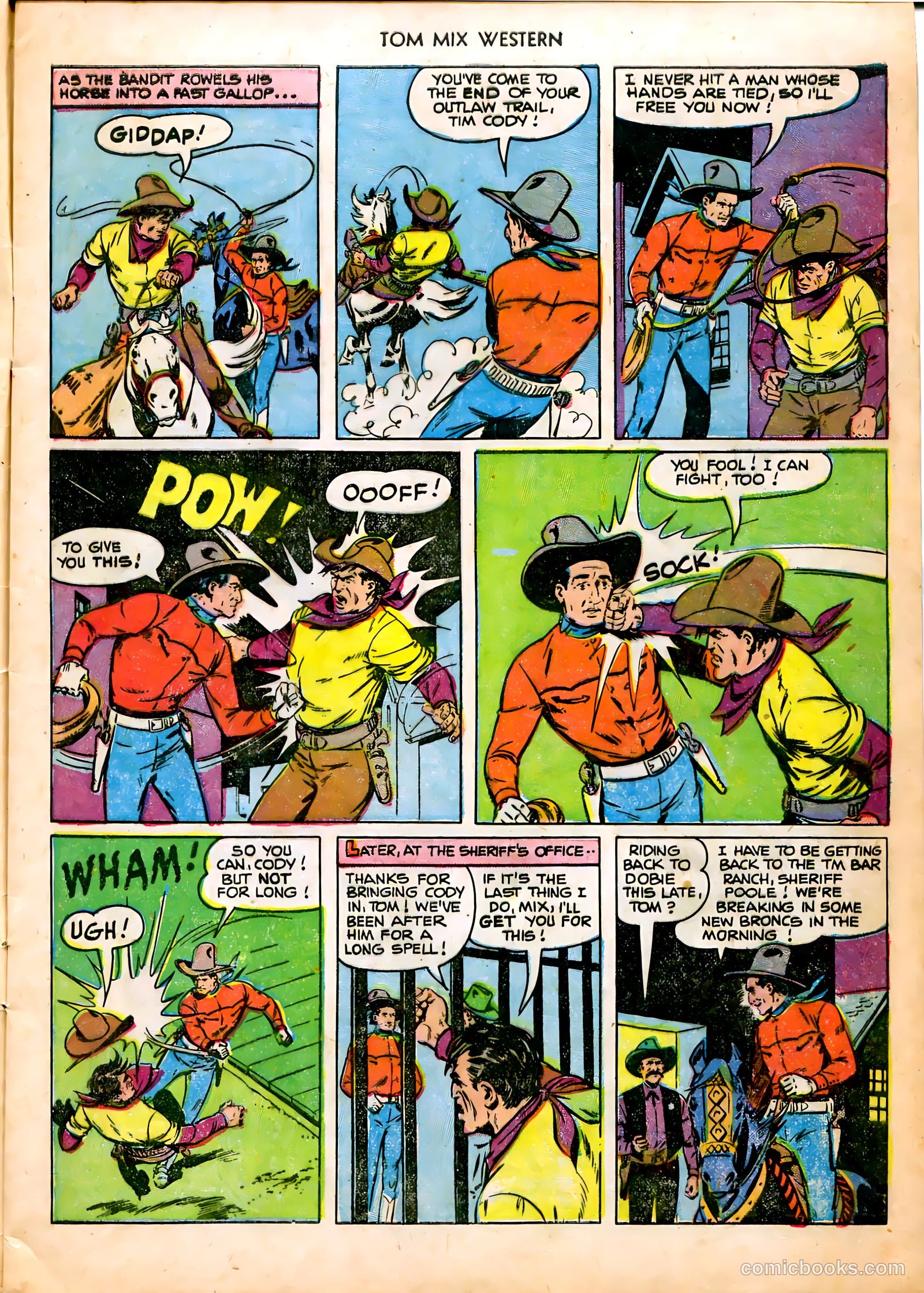 Tom Mix Western #47 (1951) — page 5 of 36