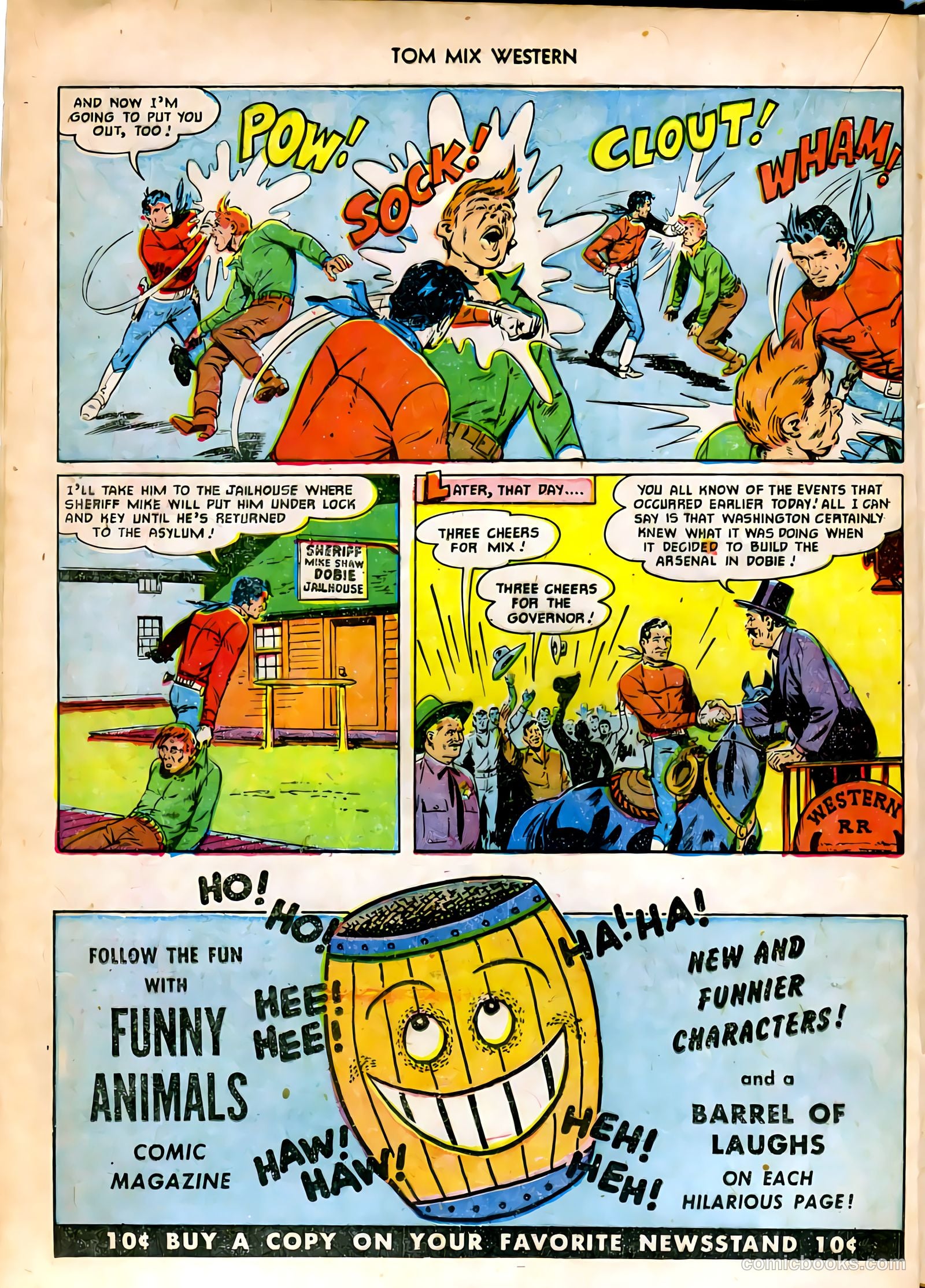 Tom Mix Western #47 (1951) — page 21 of 36