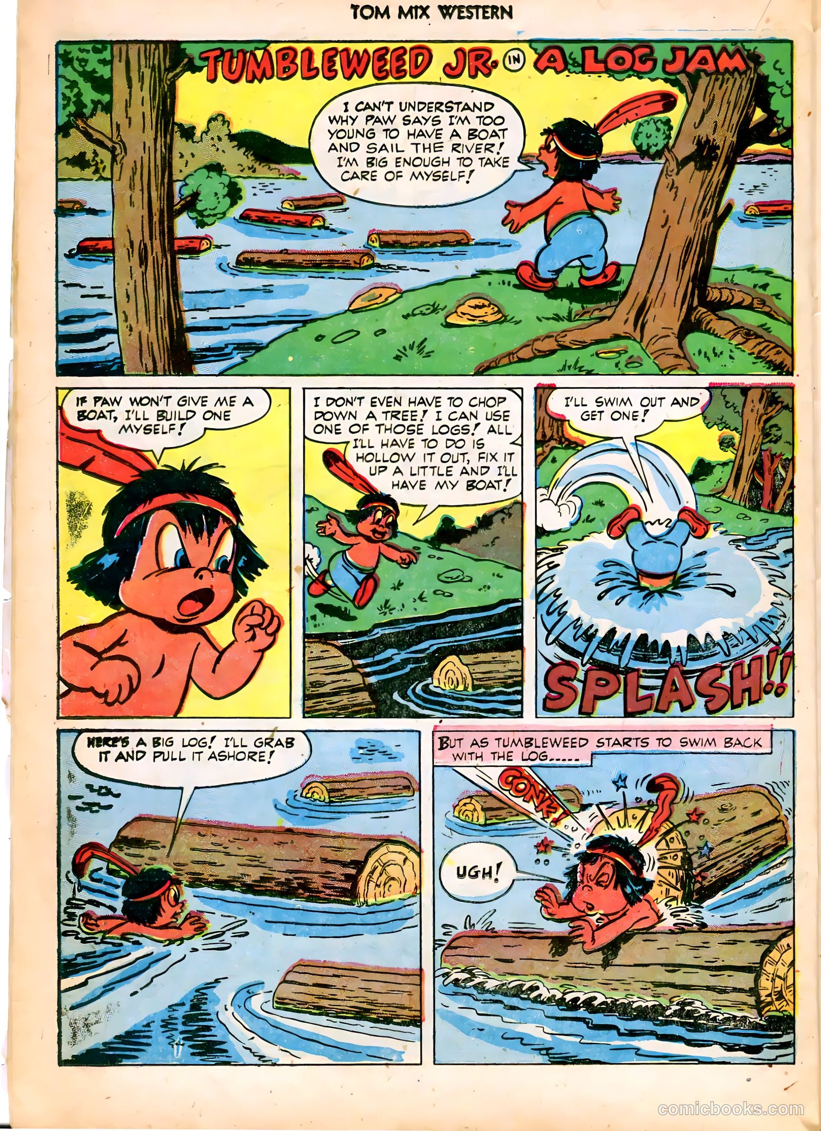 Tom Mix Western #47 (1951) — page 22 of 36