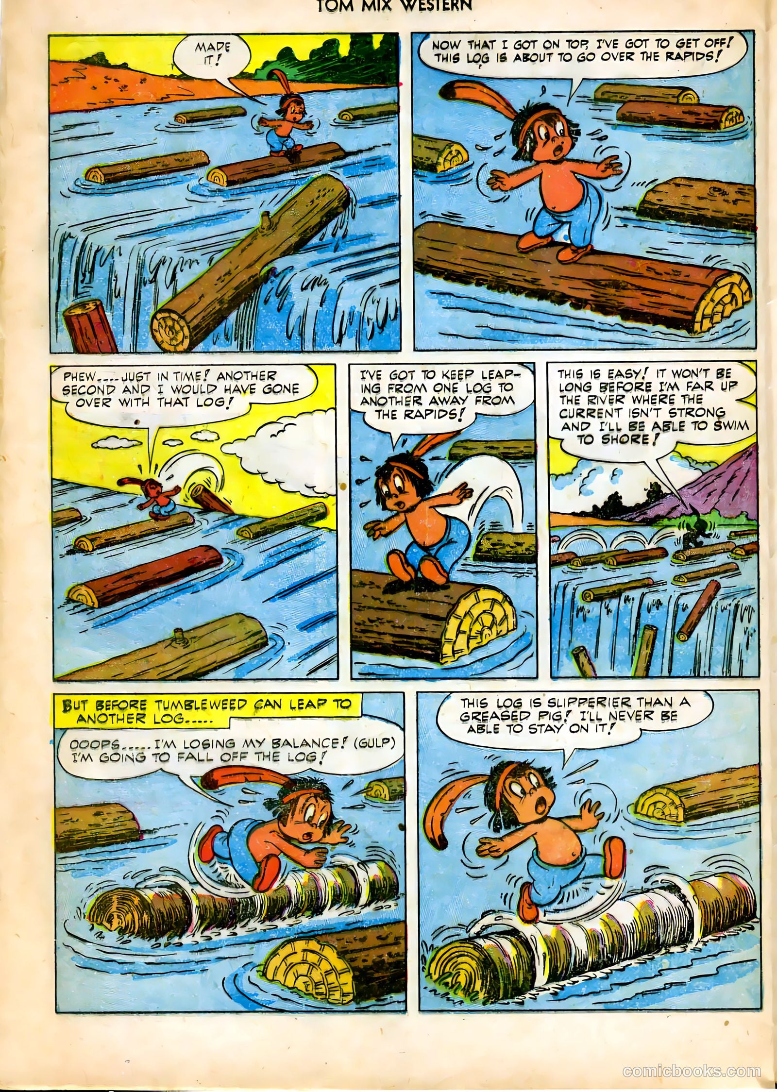 Tom Mix Western #47 (1951) — page 24 of 36