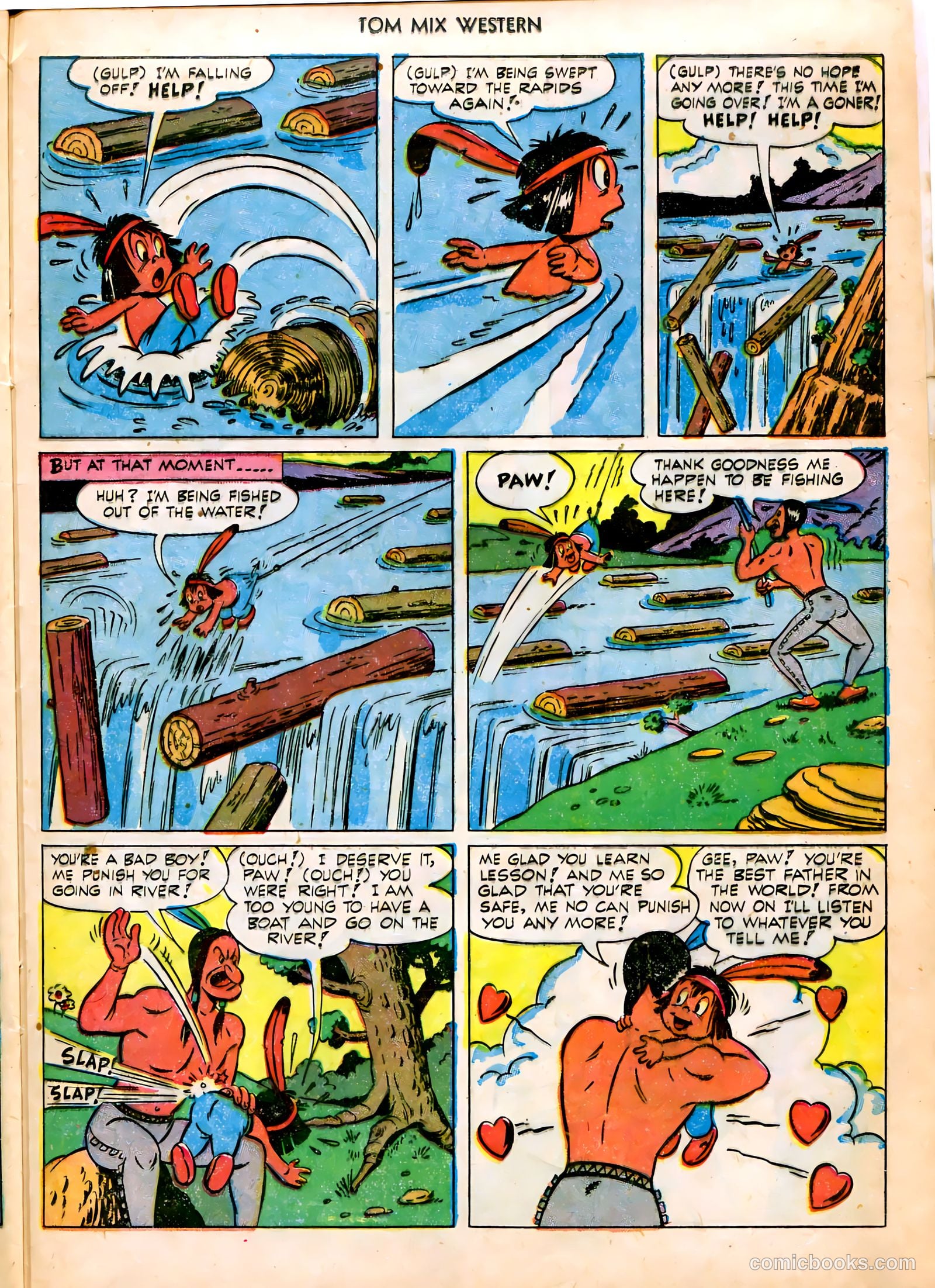 Tom Mix Western #47 (1951) — page 25 of 36