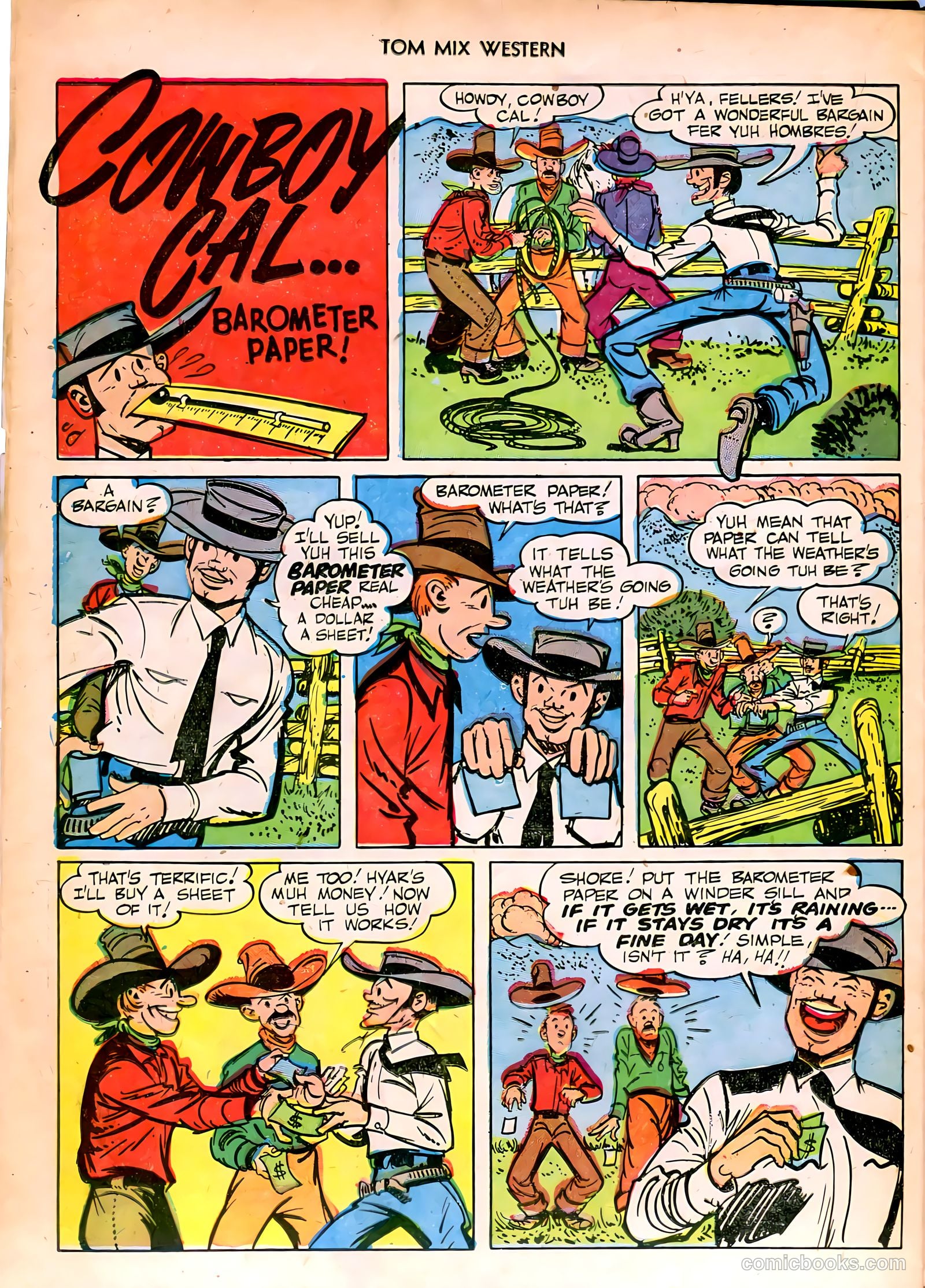 Tom Mix Western #47 (1951) — page 26 of 36