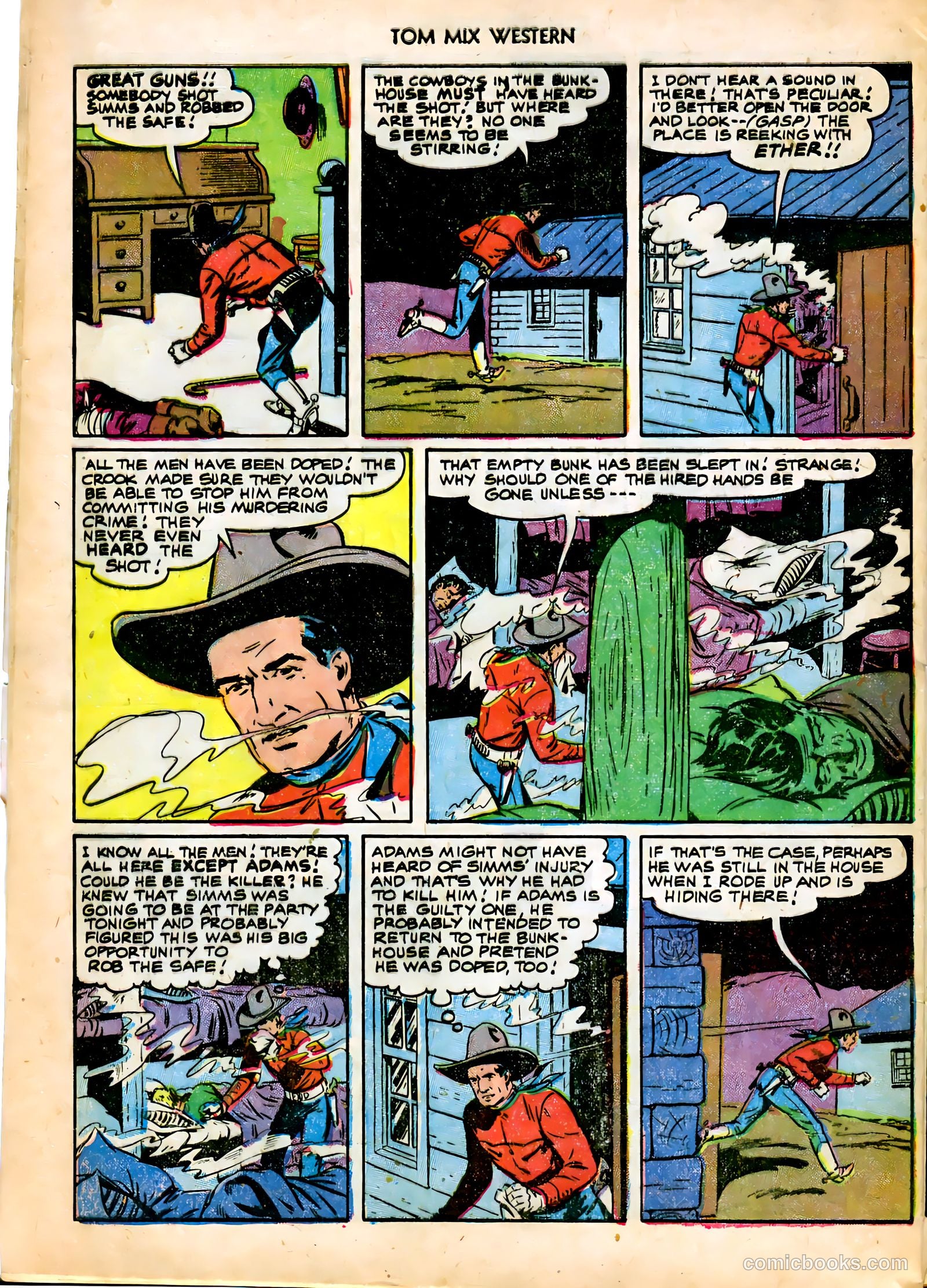 Tom Mix Western #47 (1951) — page 32 of 36