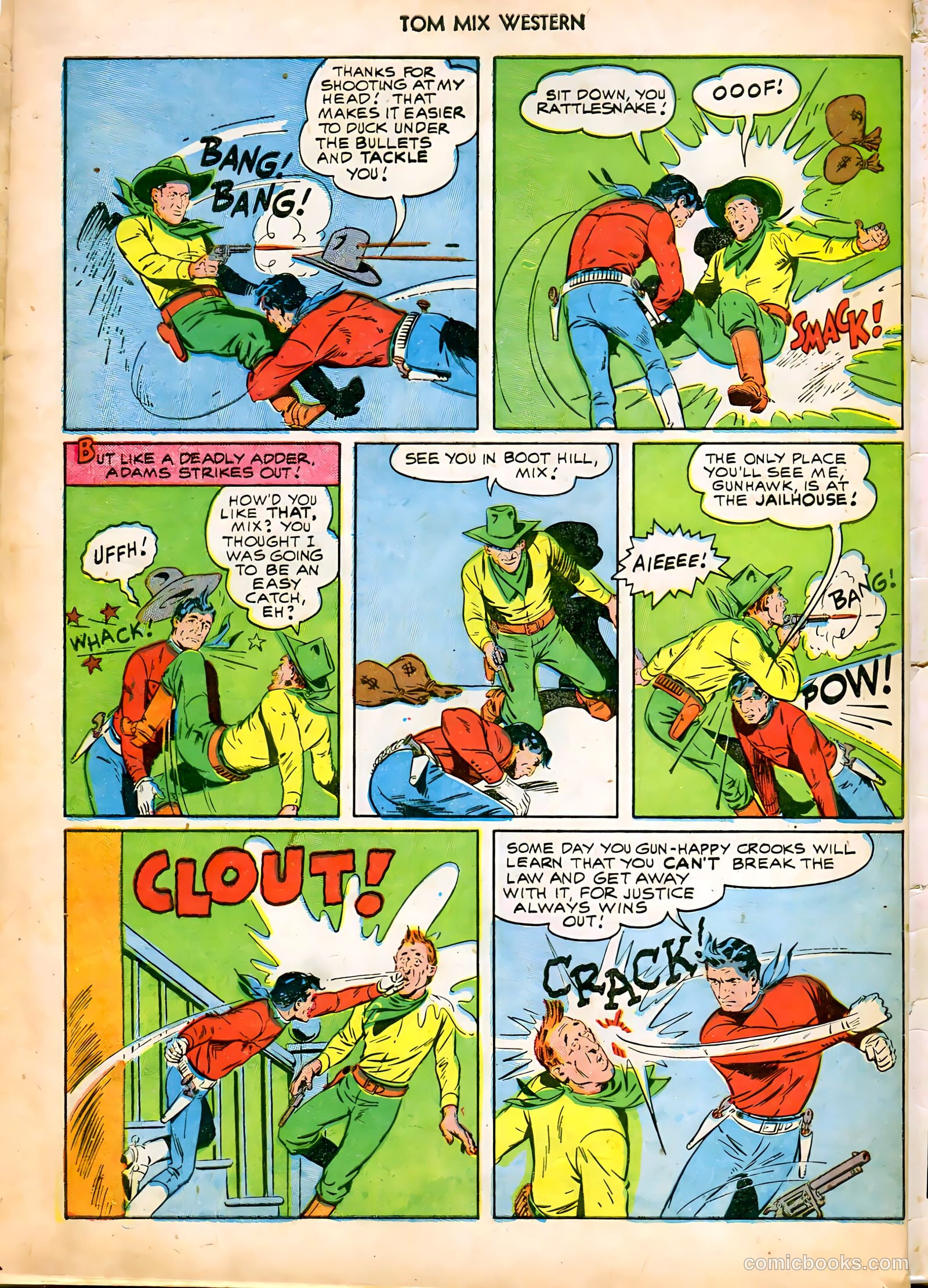 Tom Mix Western #47 (1951) — page 34 of 36