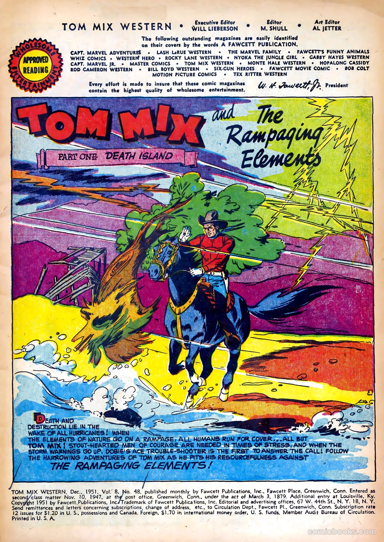 Tom Mix Western #48 (1951) — page 3 of 36