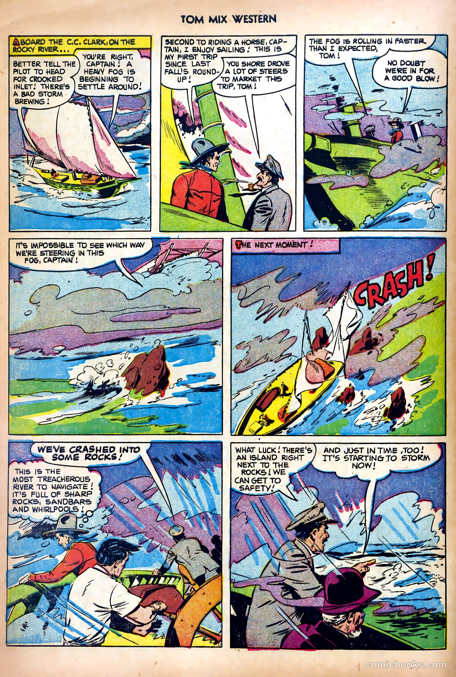 Tom Mix Western #48 (1951) — page 4 of 36