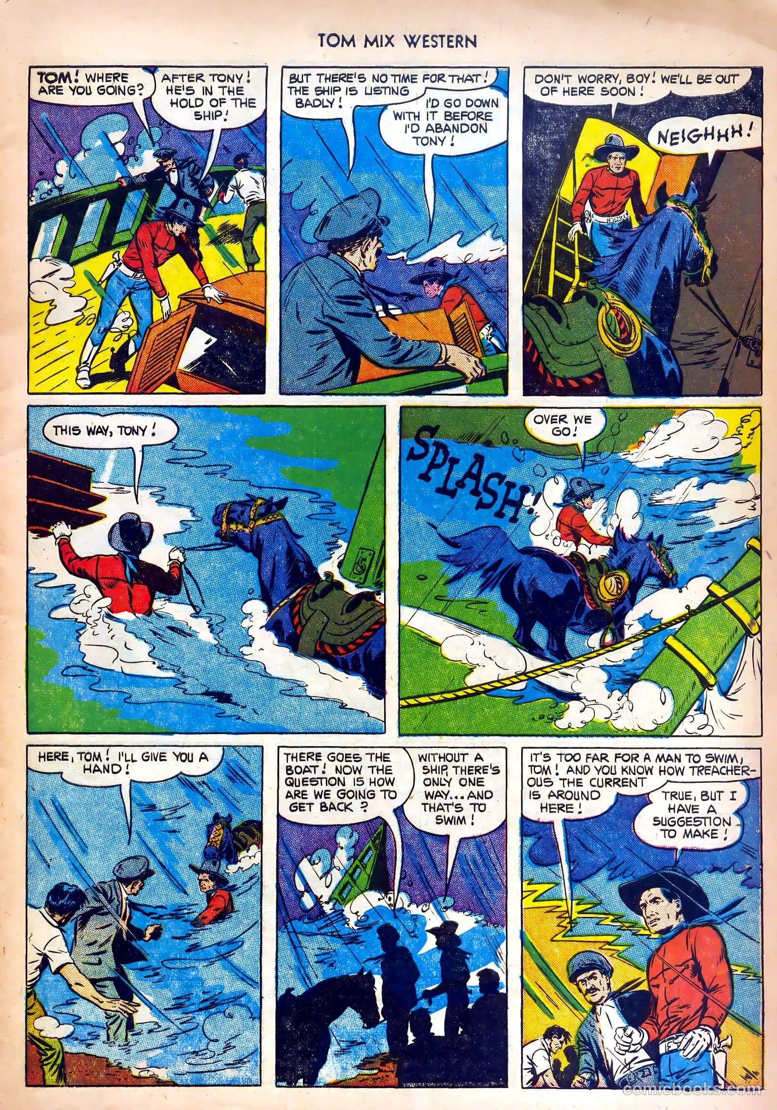 Tom Mix Western #48 (1951) — page 5 of 36