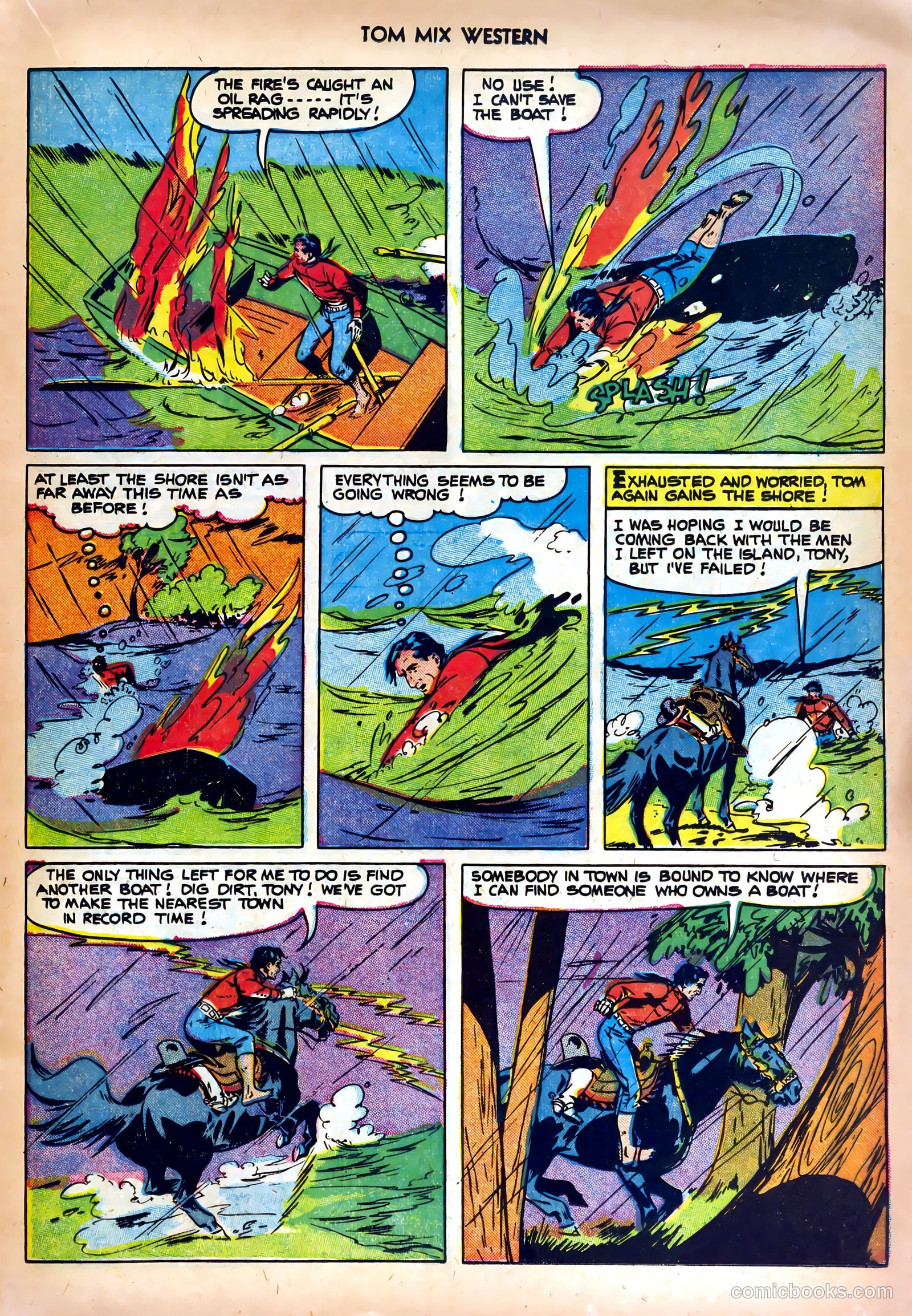 Tom Mix Western #48 (1951) — page 17 of 36