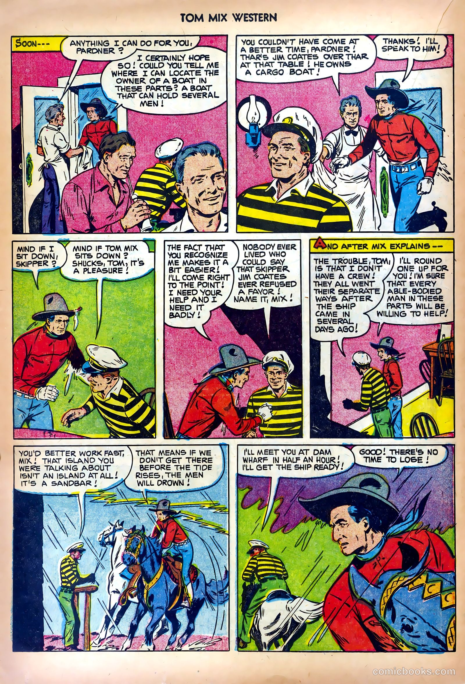 Tom Mix Western #48 (1951) — page 18 of 36