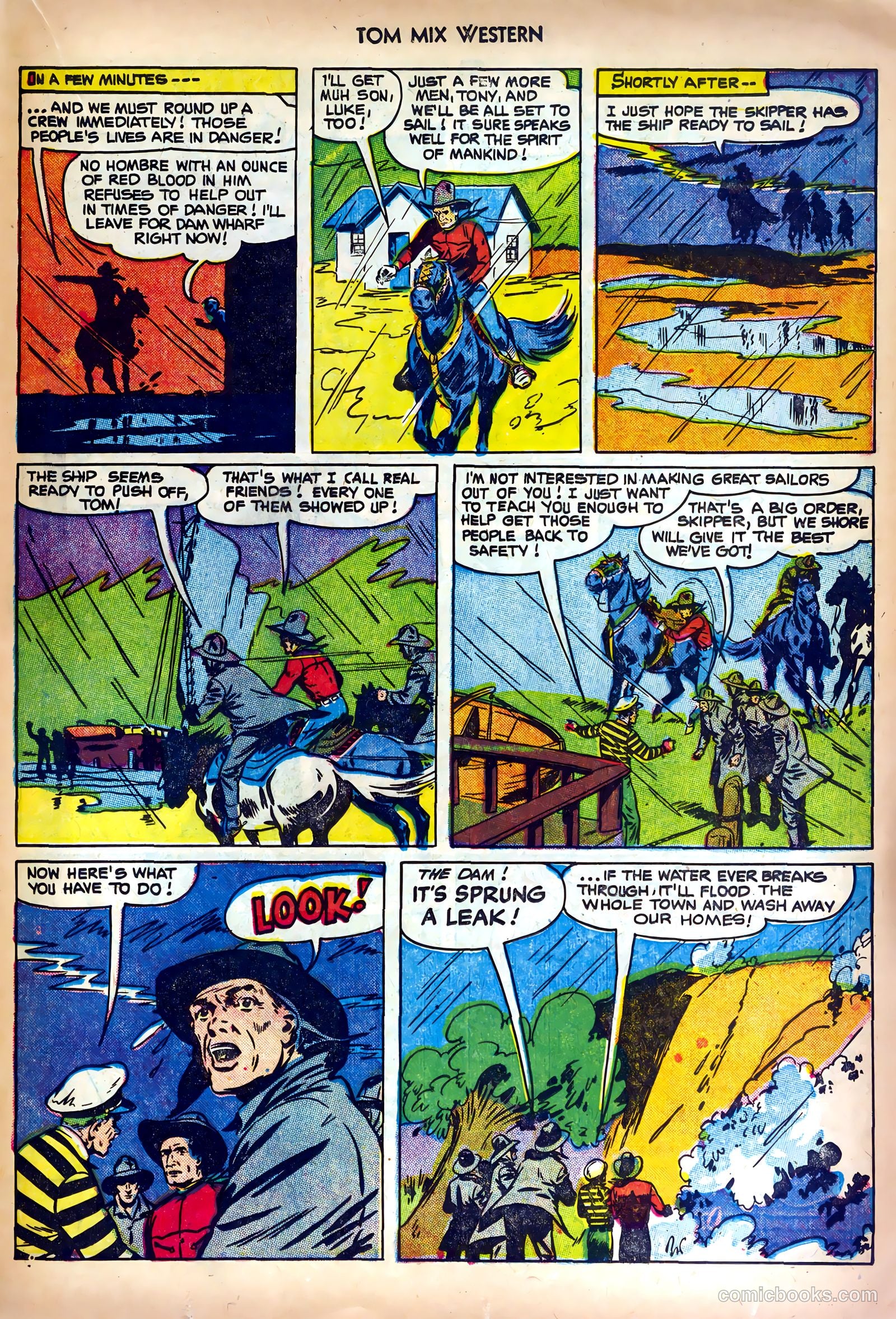 Tom Mix Western #48 (1951) — page 19 of 36
