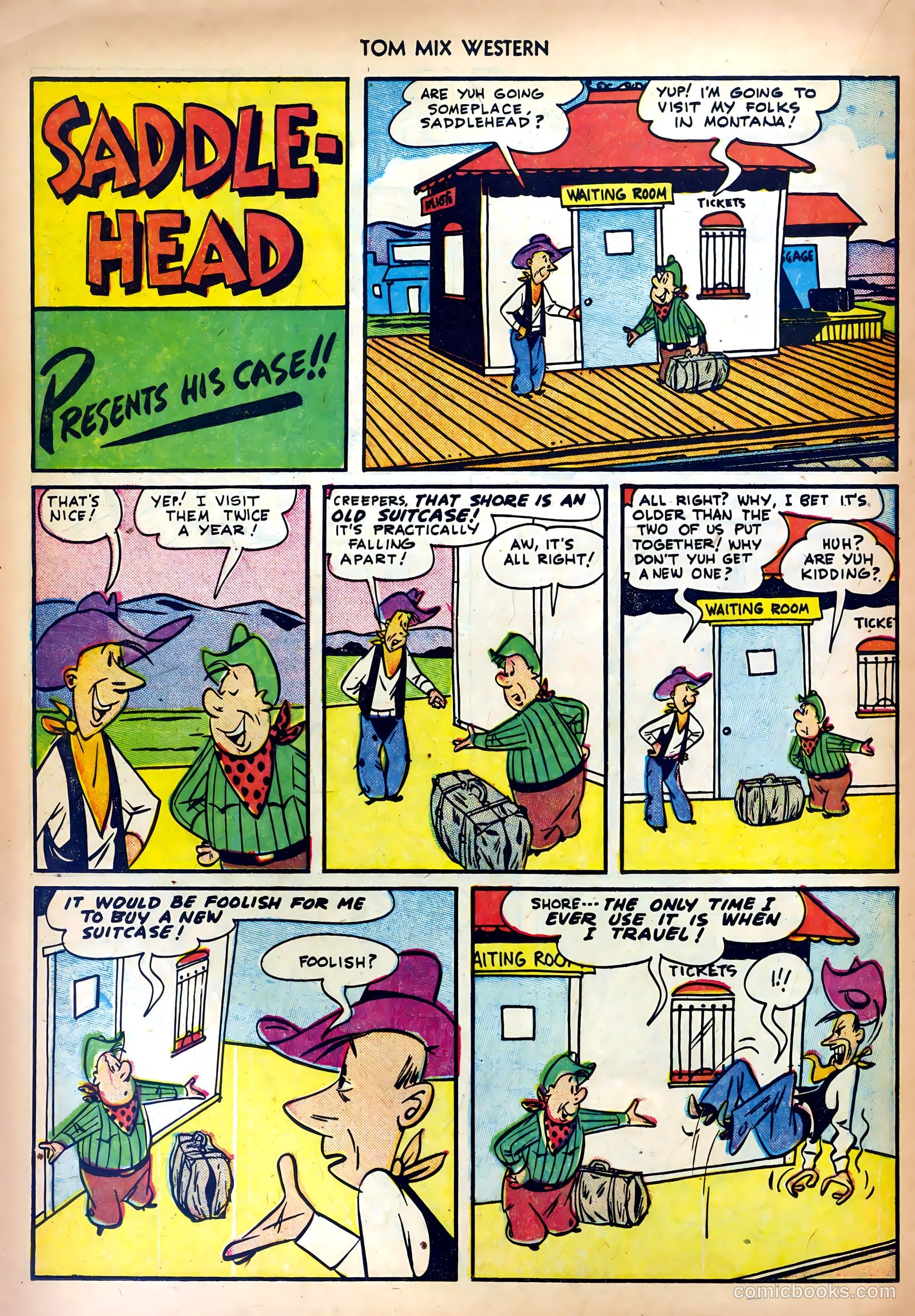 Tom Mix Western #48 (1951) — page 22 of 36