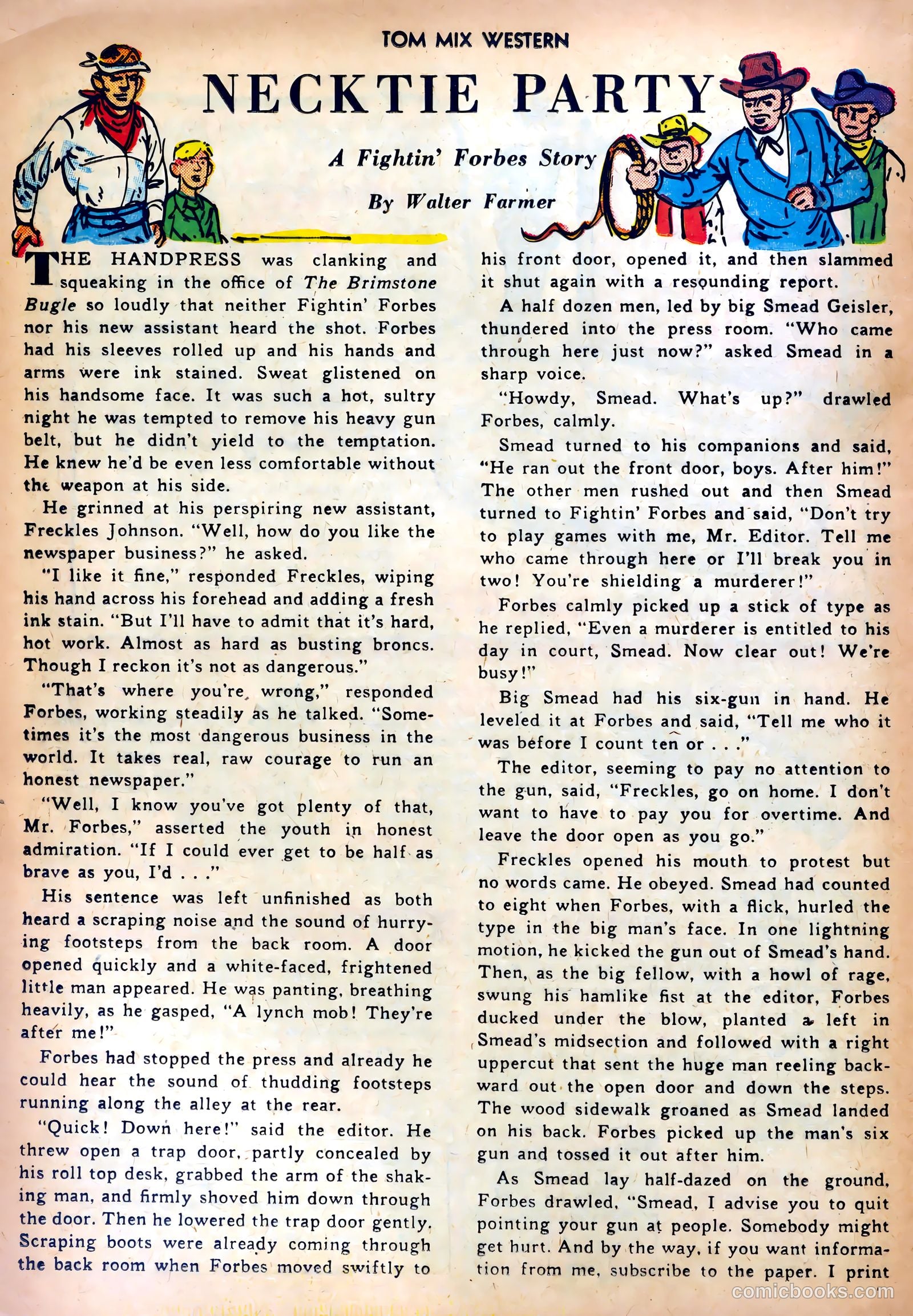 Tom Mix Western #48 (1951) — page 24 of 36