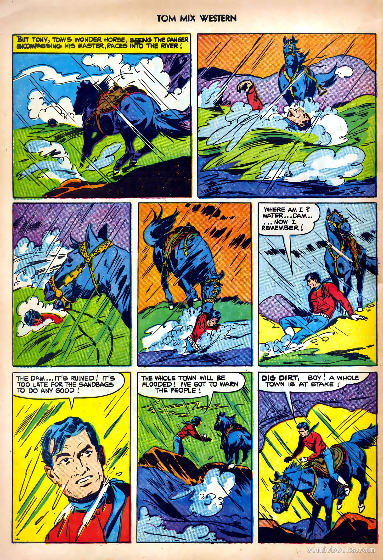 Tom Mix Western #48 (1951) — page 28 of 36
