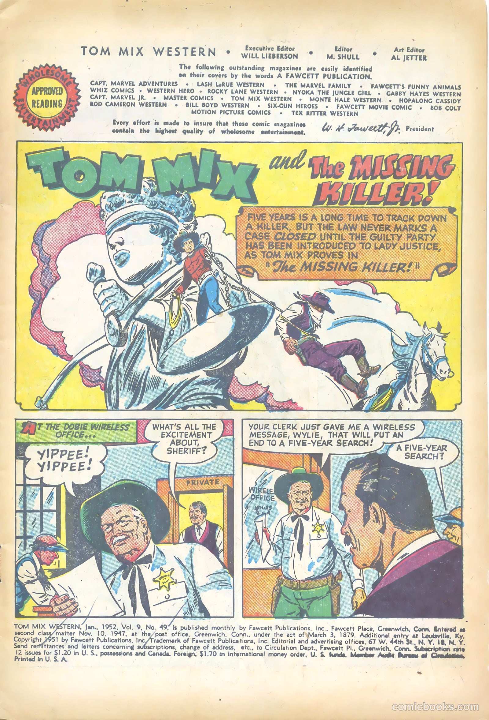 Tom Mix Western #49 (1952) — page 3 of 36