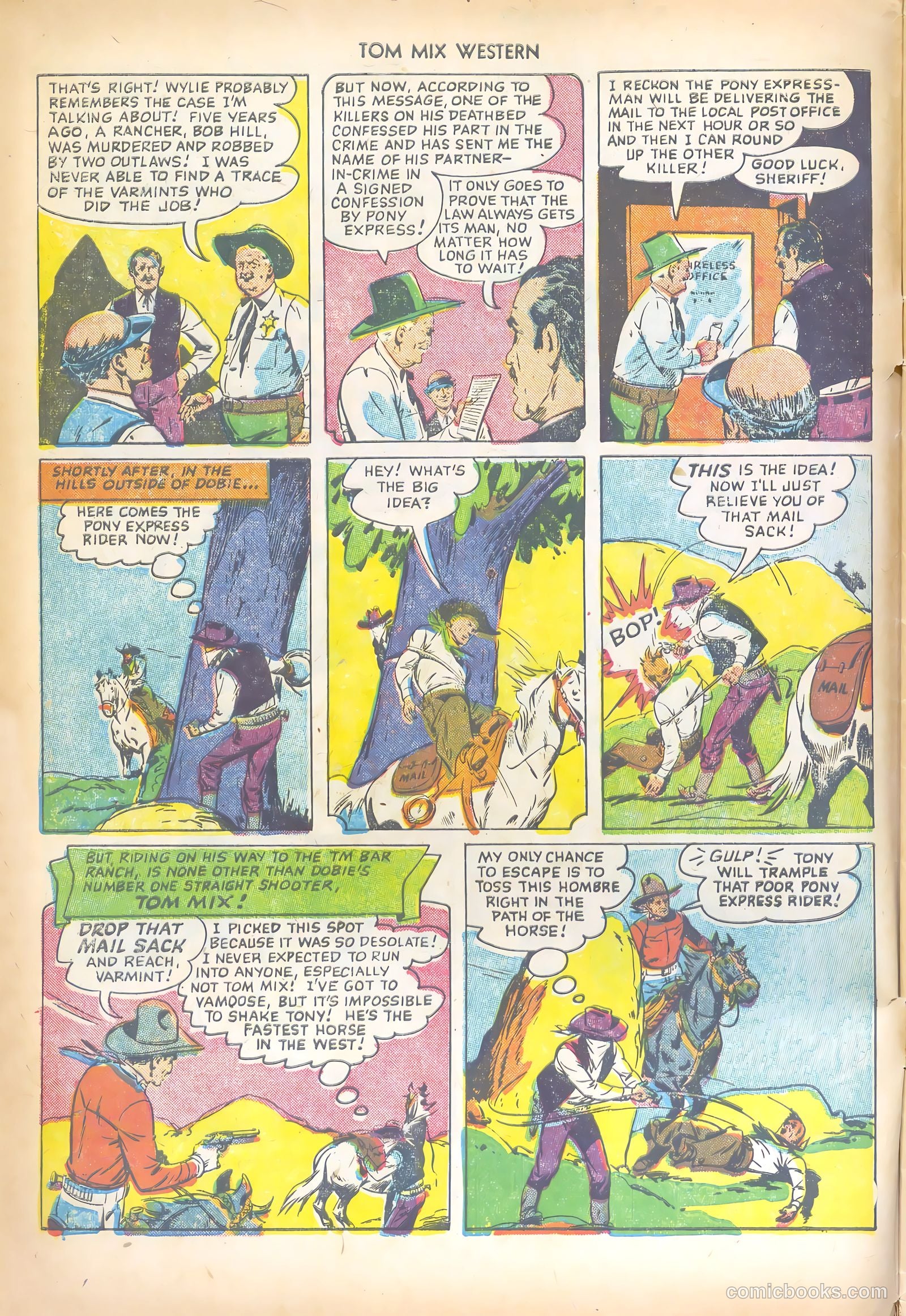 Tom Mix Western #49 (1952) — page 4 of 36
