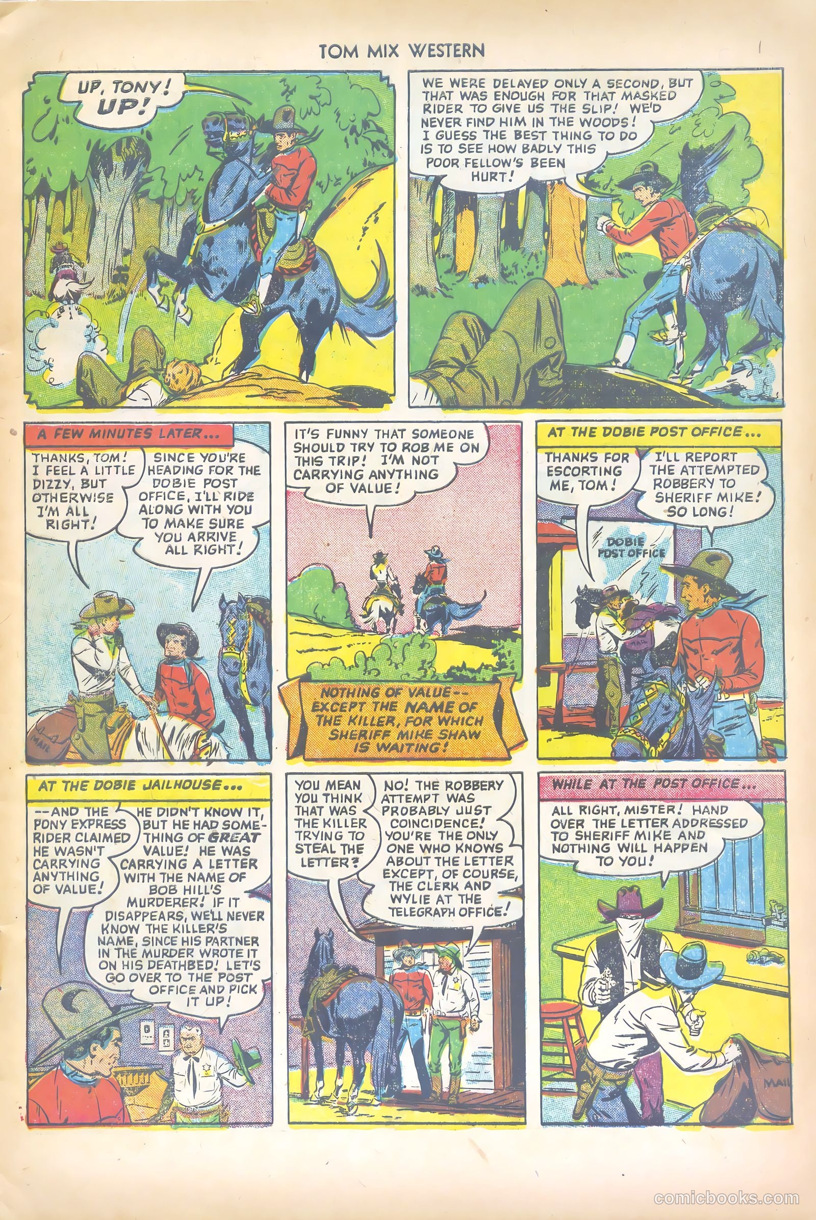 Tom Mix Western #49 (1952) — page 5 of 36