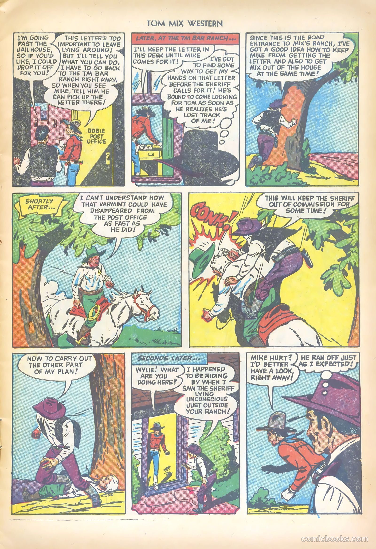 Tom Mix Western #49 (1952) — page 7 of 36