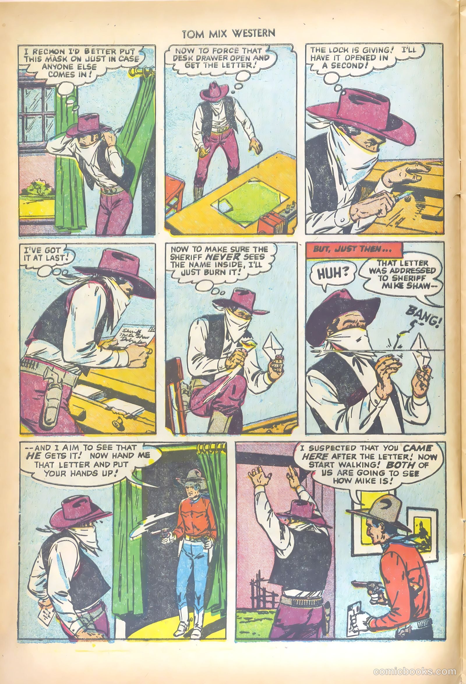 Tom Mix Western #49 (1952) — page 8 of 36