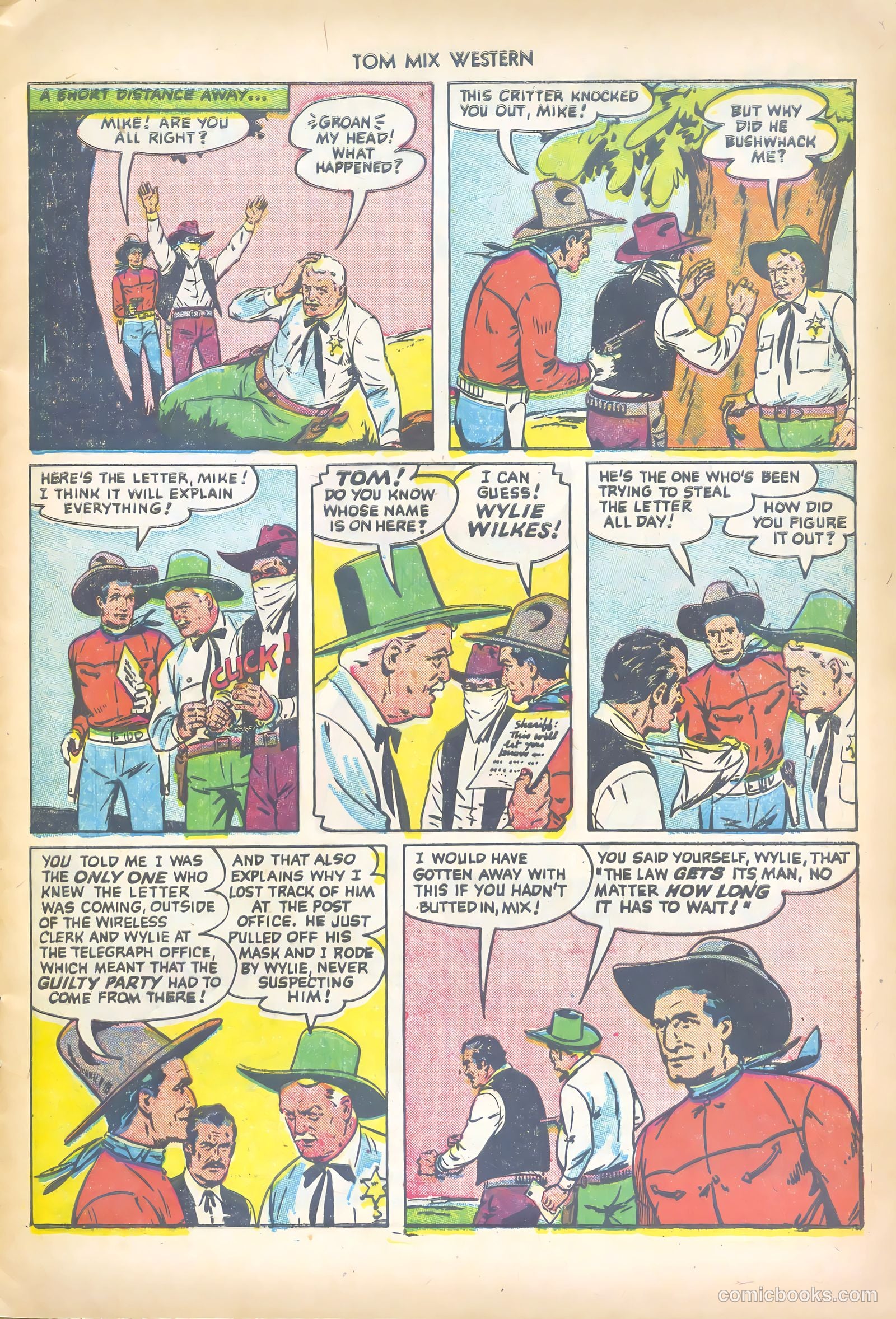 Tom Mix Western #49 (1952) — page 9 of 36