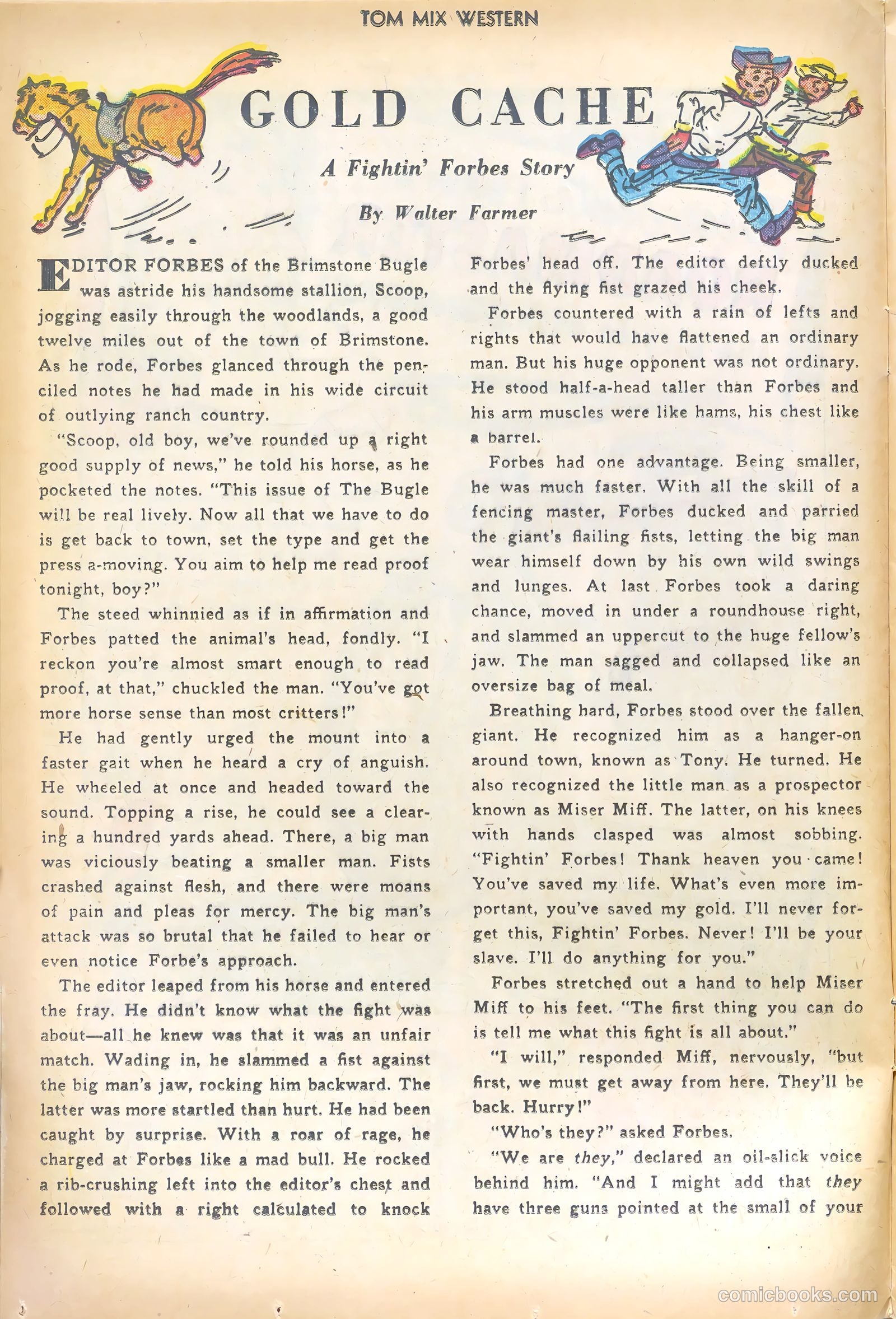 Tom Mix Western #49 (1952) — page 12 of 36