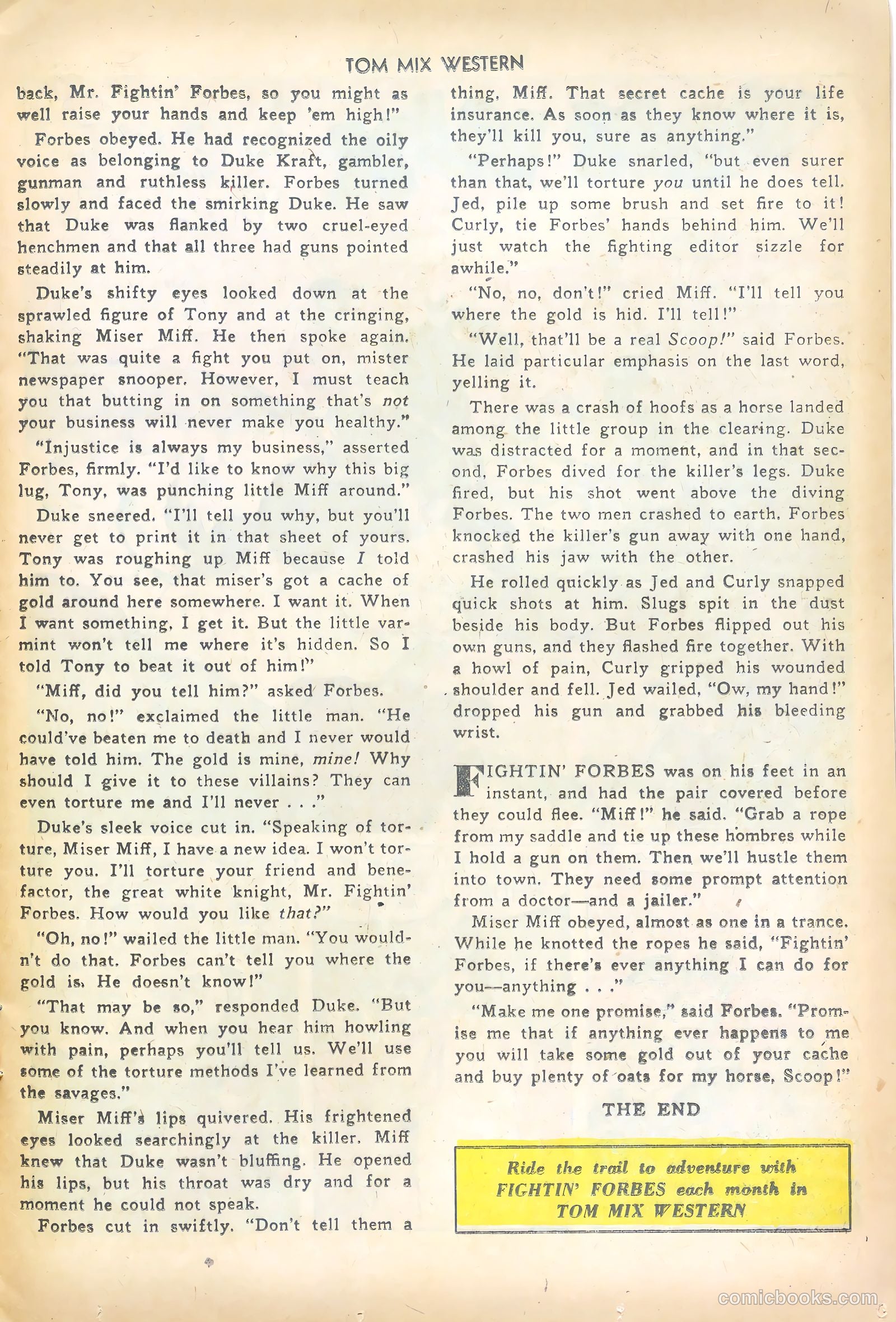 Tom Mix Western #49 (1952) — page 13 of 36
