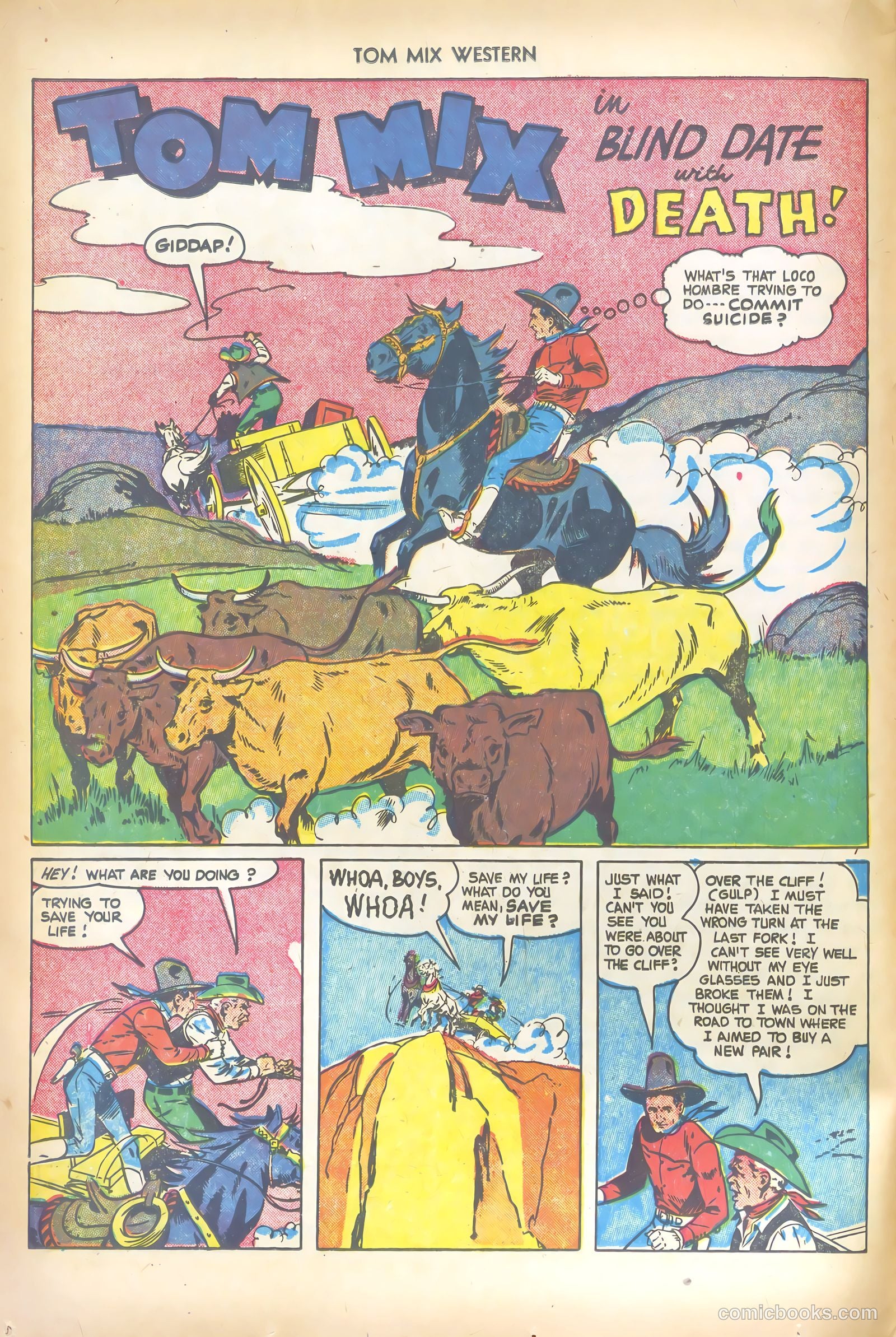 Tom Mix Western #49 (1952) — page 14 of 36