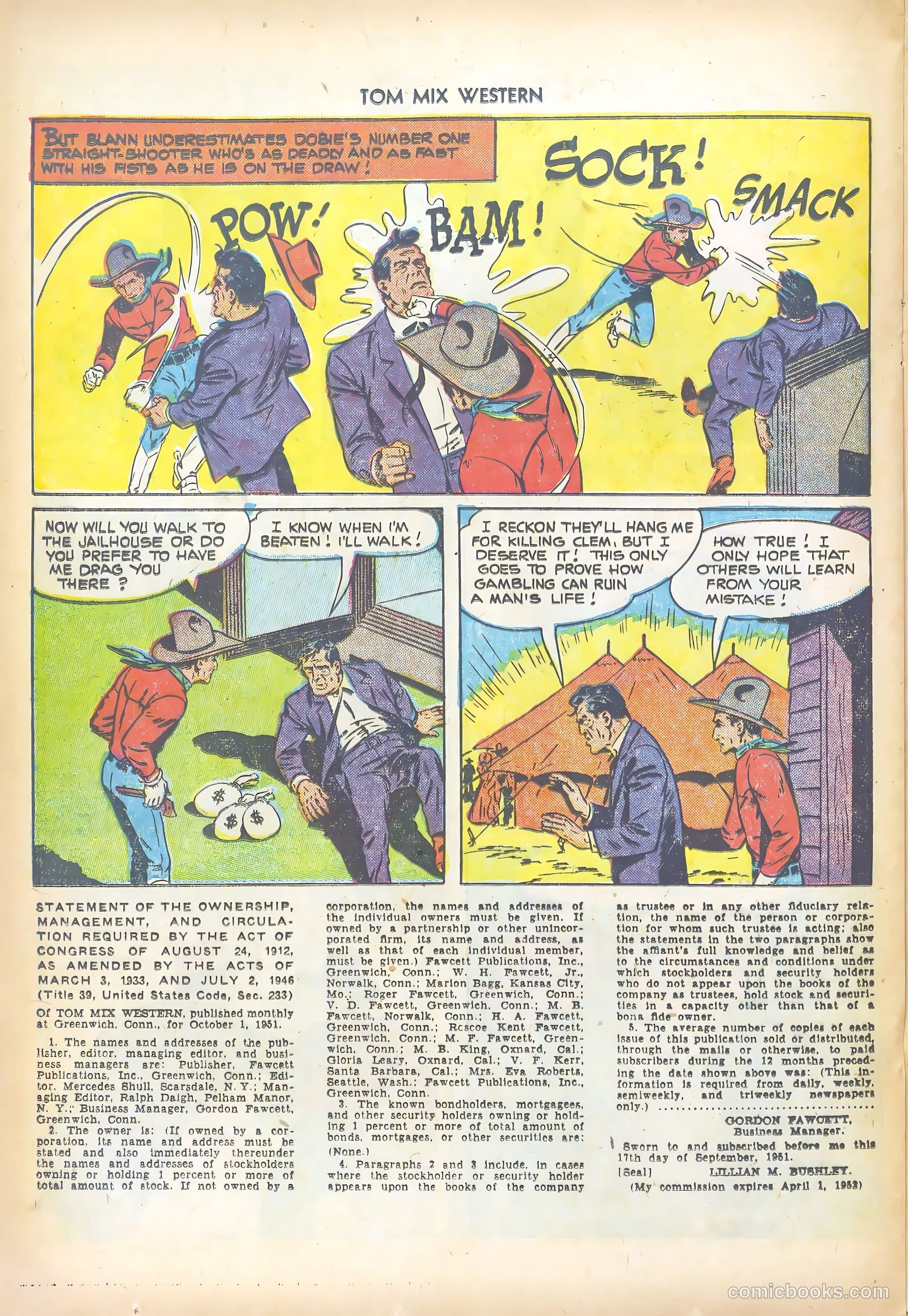 Tom Mix Western #49 (1952) — page 20 of 36