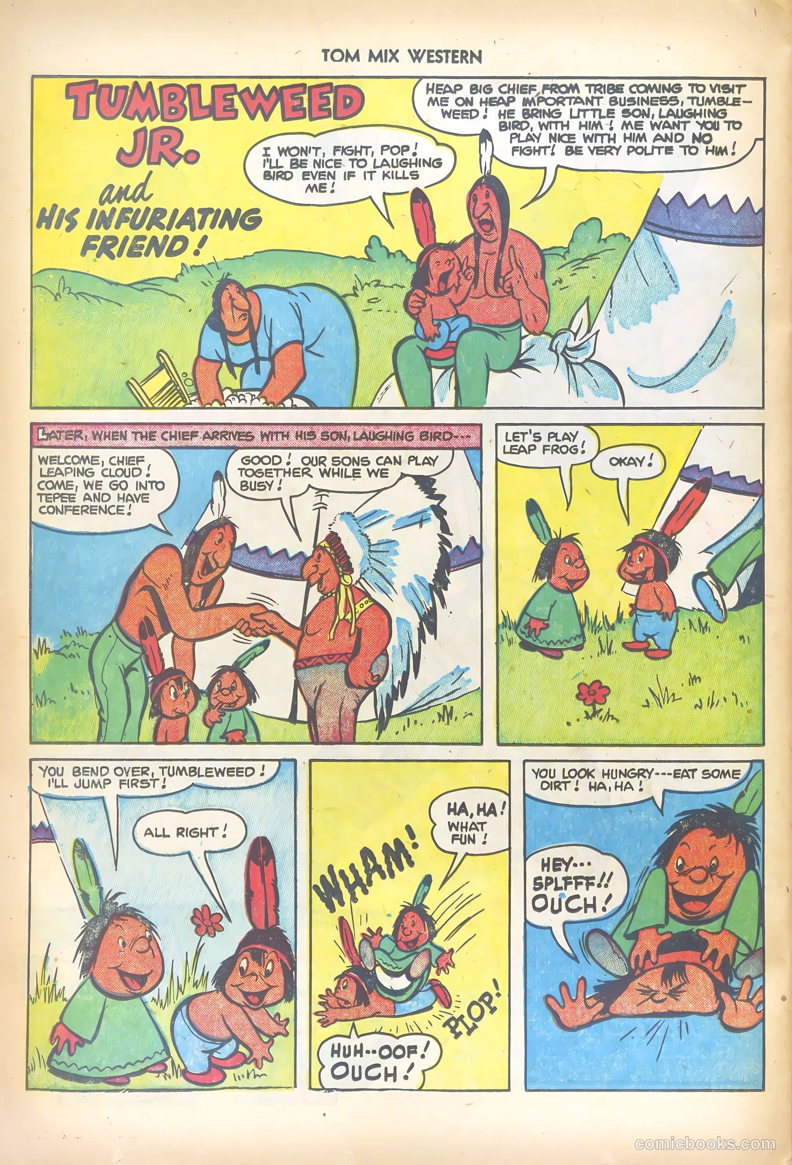 Tom Mix Western #49 (1952) — page 22 of 36