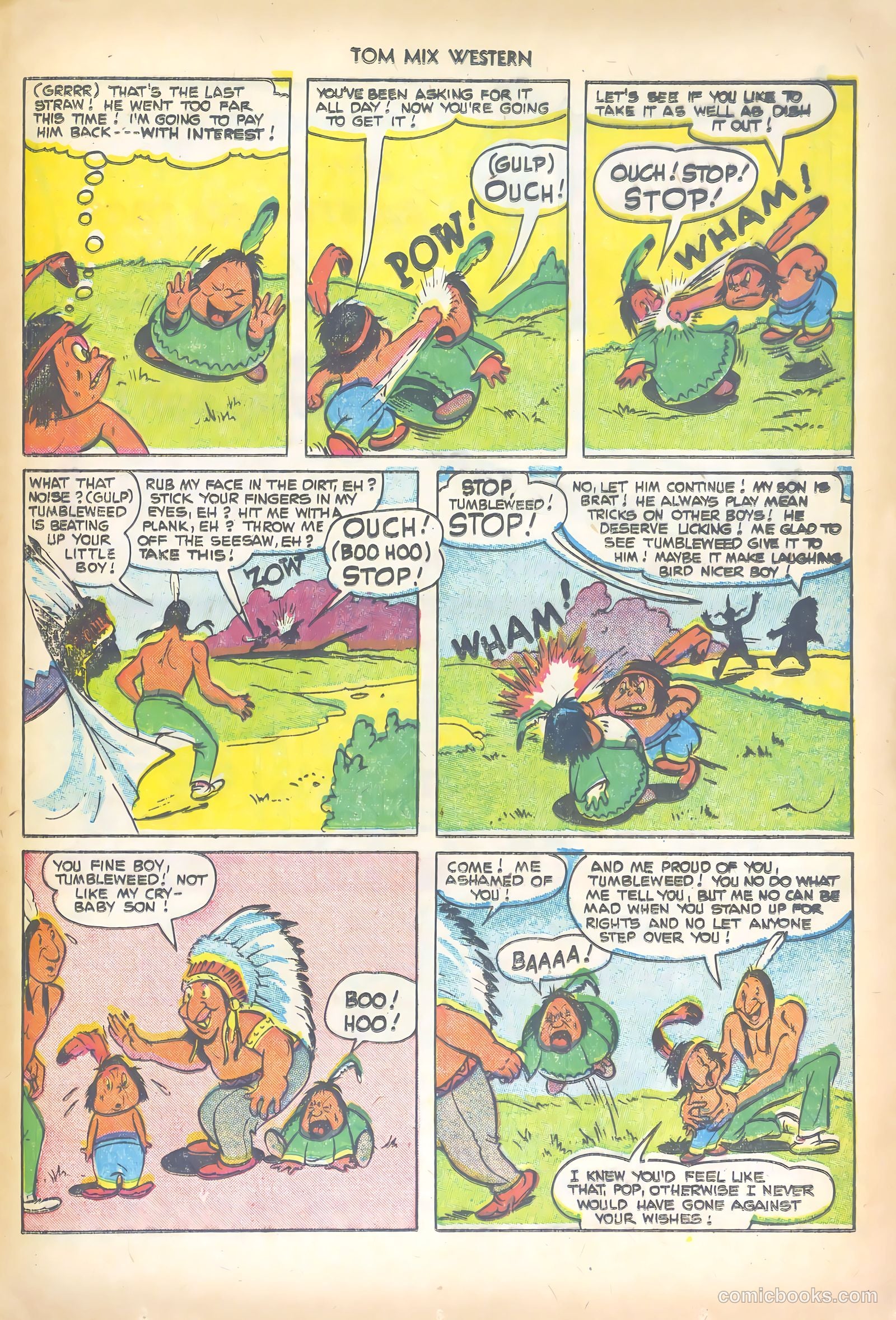 Tom Mix Western #49 (1952) — page 25 of 36