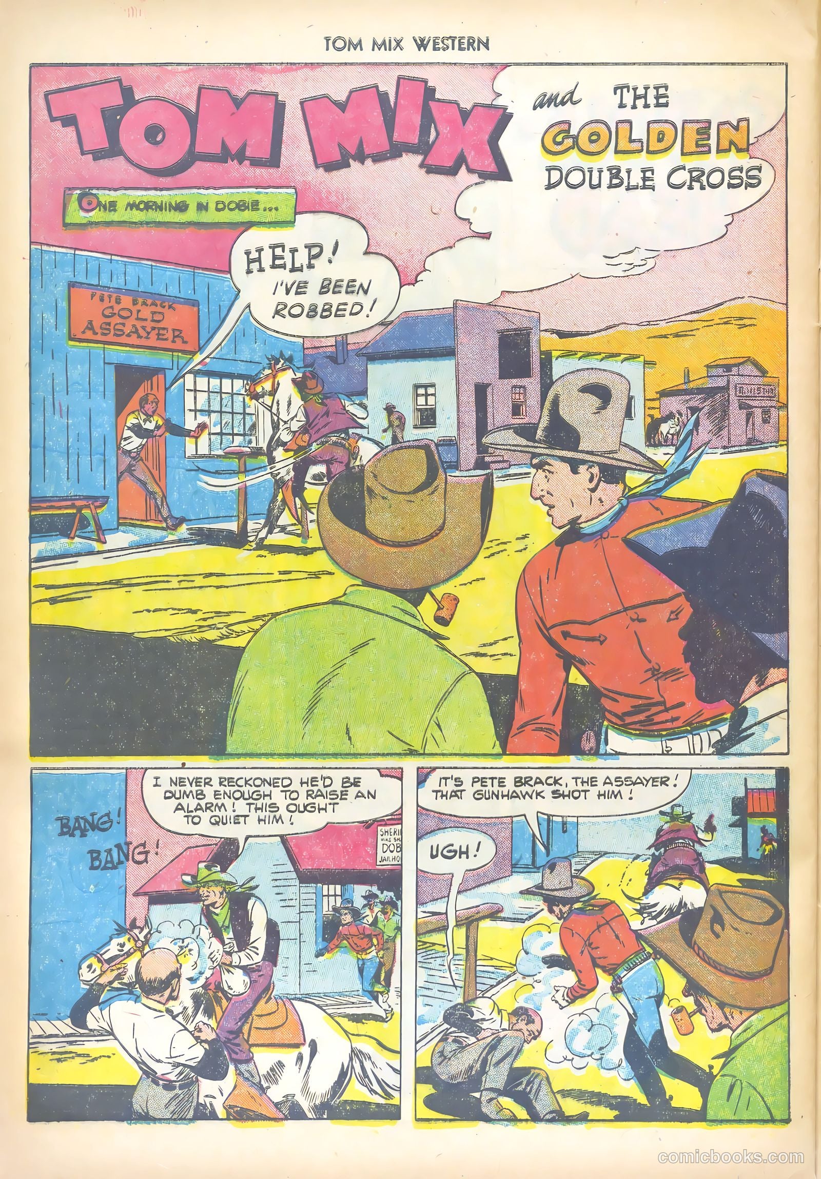 Tom Mix Western #49 (1952) — page 28 of 36