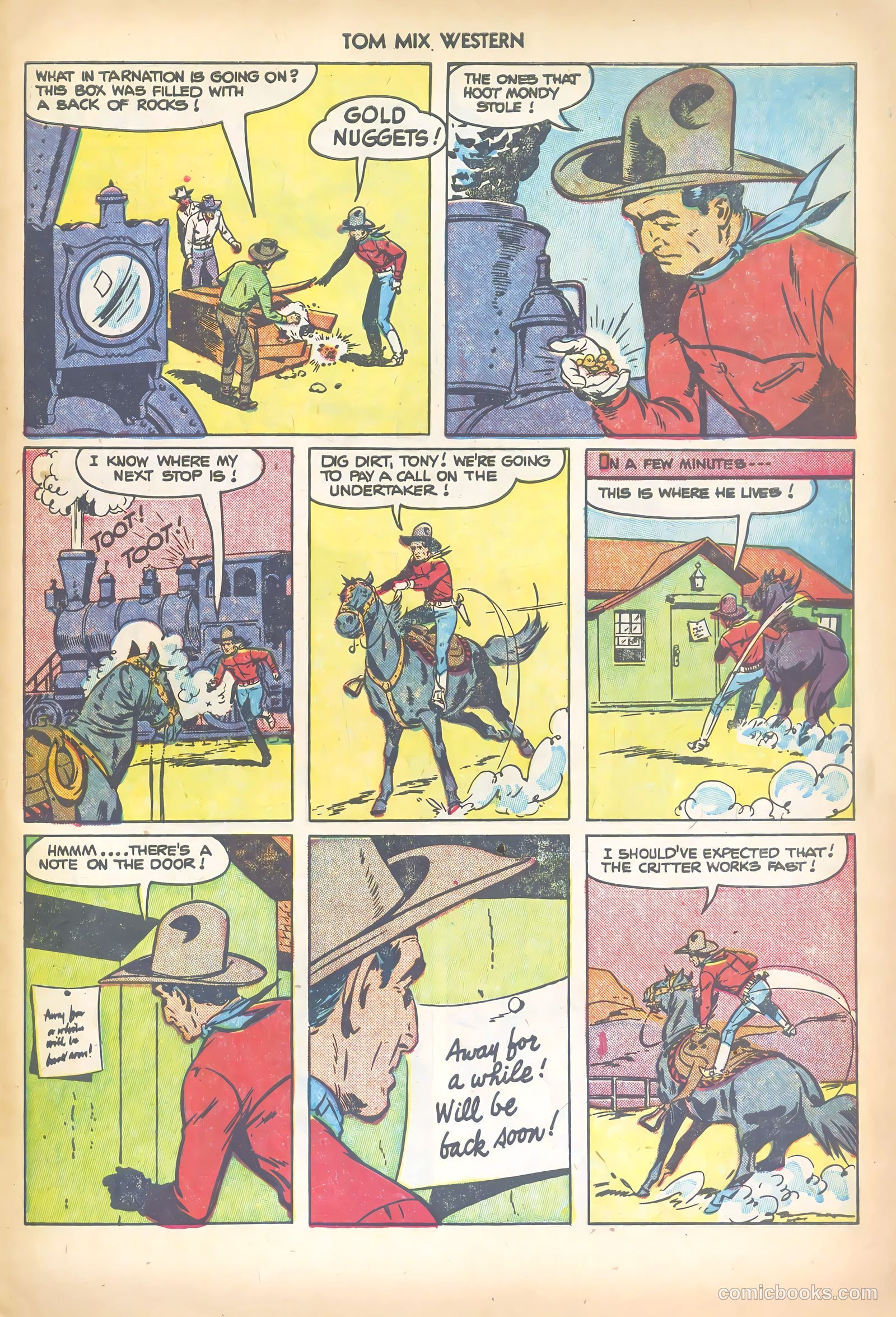 Tom Mix Western #49 (1952) — page 31 of 36