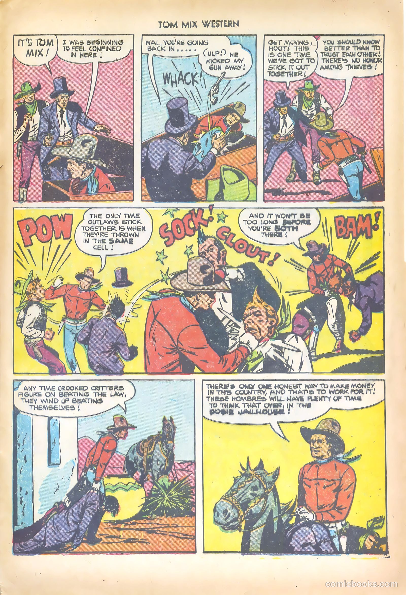 Tom Mix Western #49 (1952) — page 33 of 36