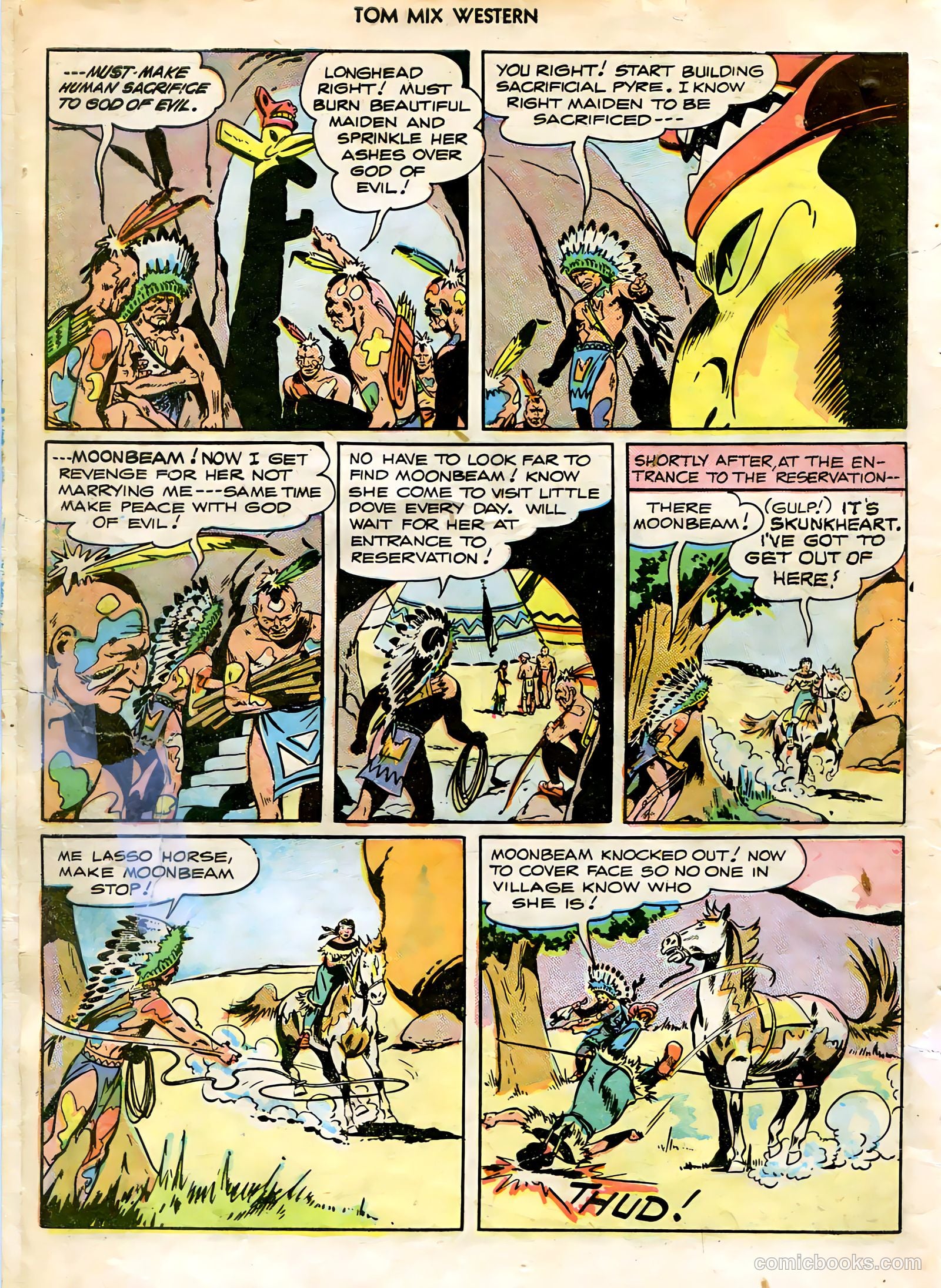 Tom Mix Western #5 (1948) — page 6 of 52