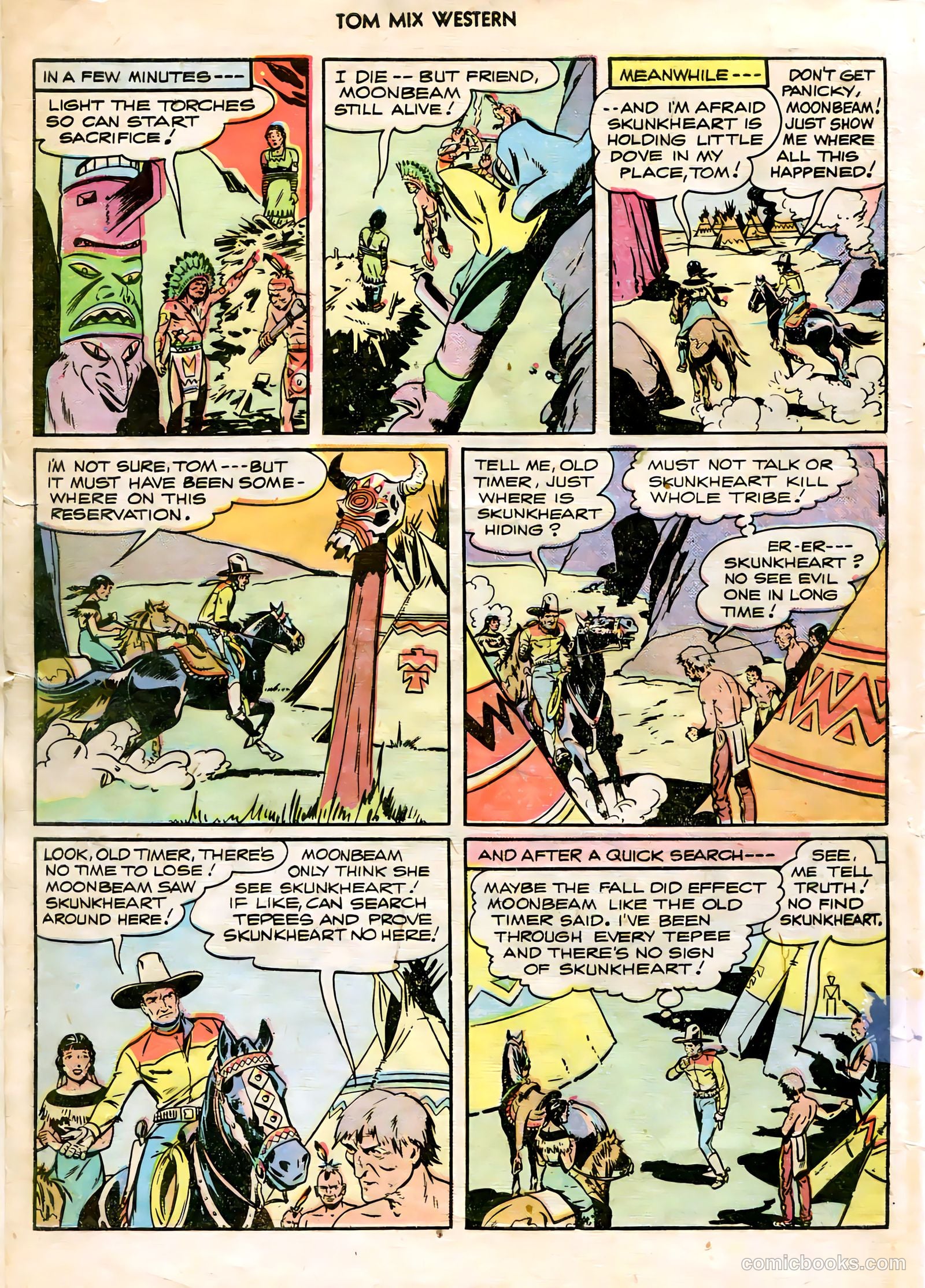 Tom Mix Western #5 (1948) — page 8 of 52