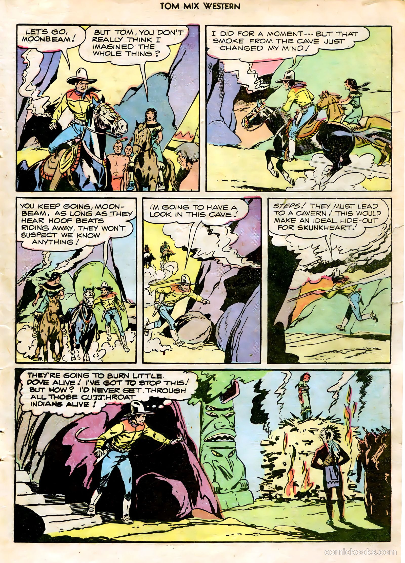 Tom Mix Western #5 (1948) — page 9 of 52