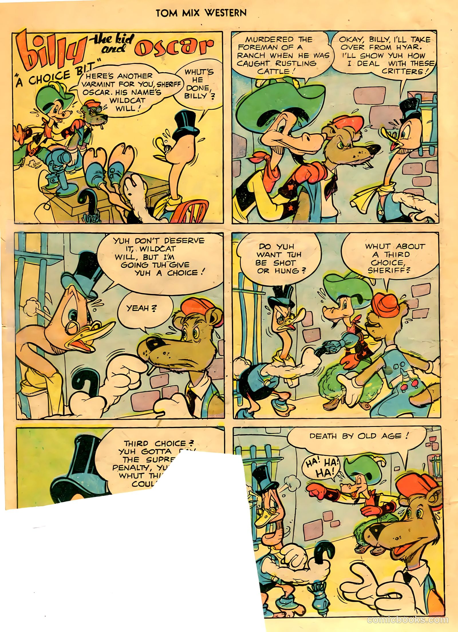 Tom Mix Western #5 (1948) — page 14 of 52