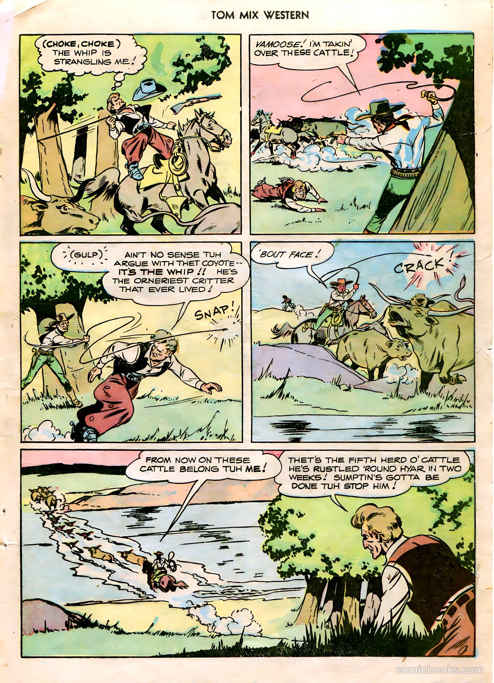 Tom Mix Western #5 (1948) — page 17 of 52