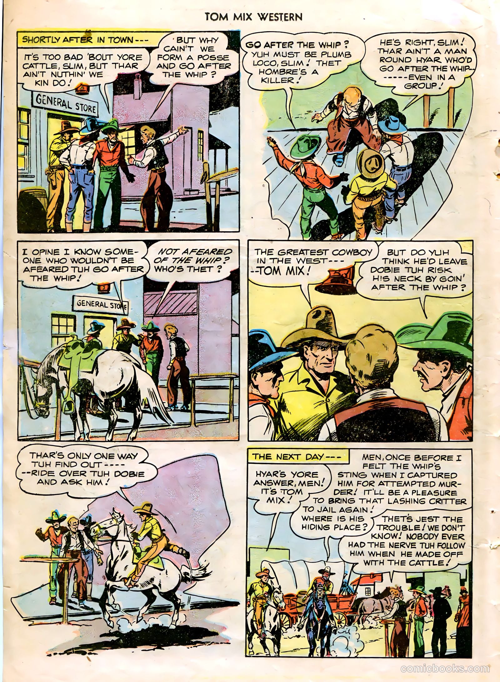 Tom Mix Western #5 (1948) — page 18 of 52