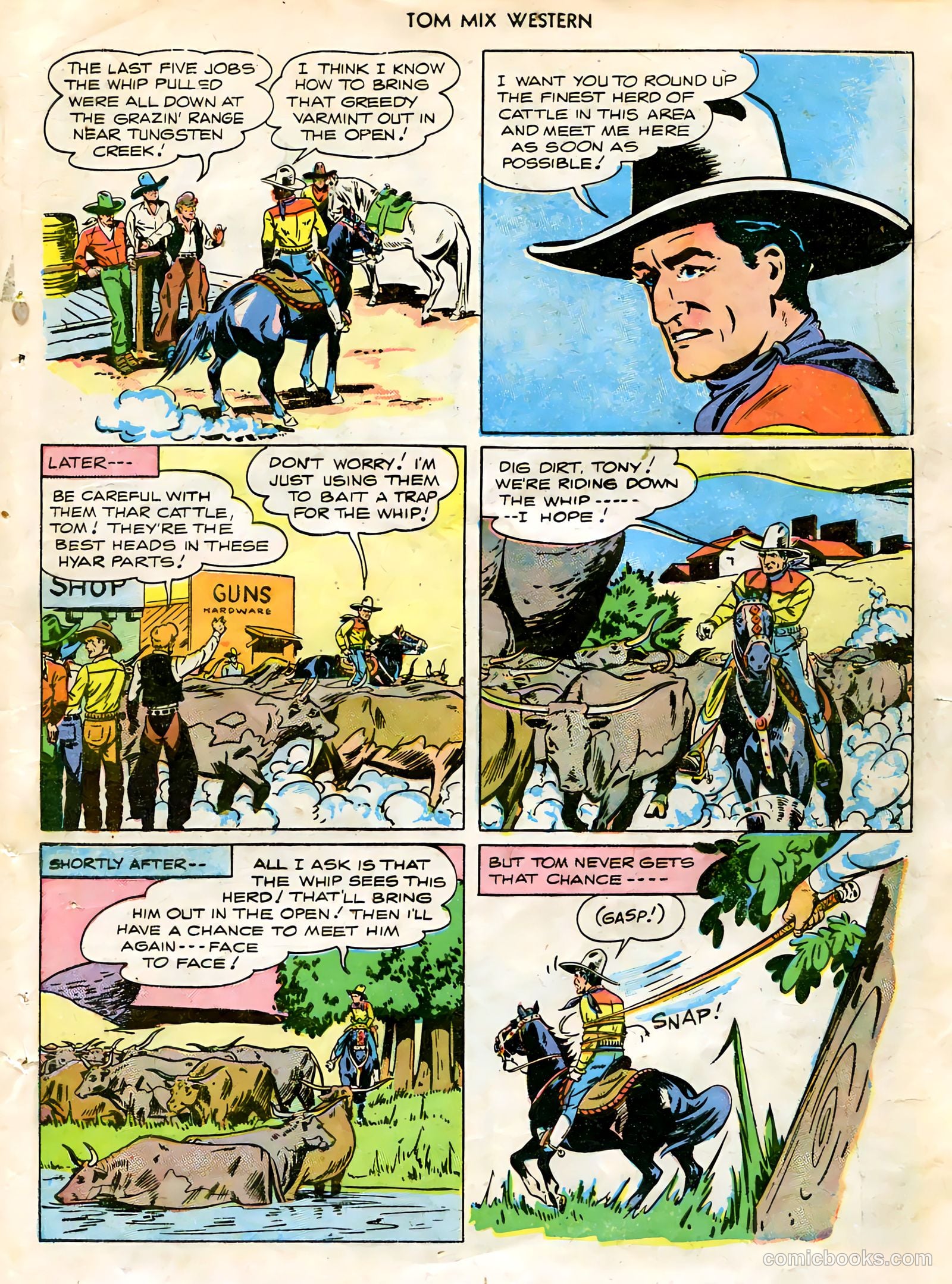 Tom Mix Western #5 (1948) — page 19 of 52