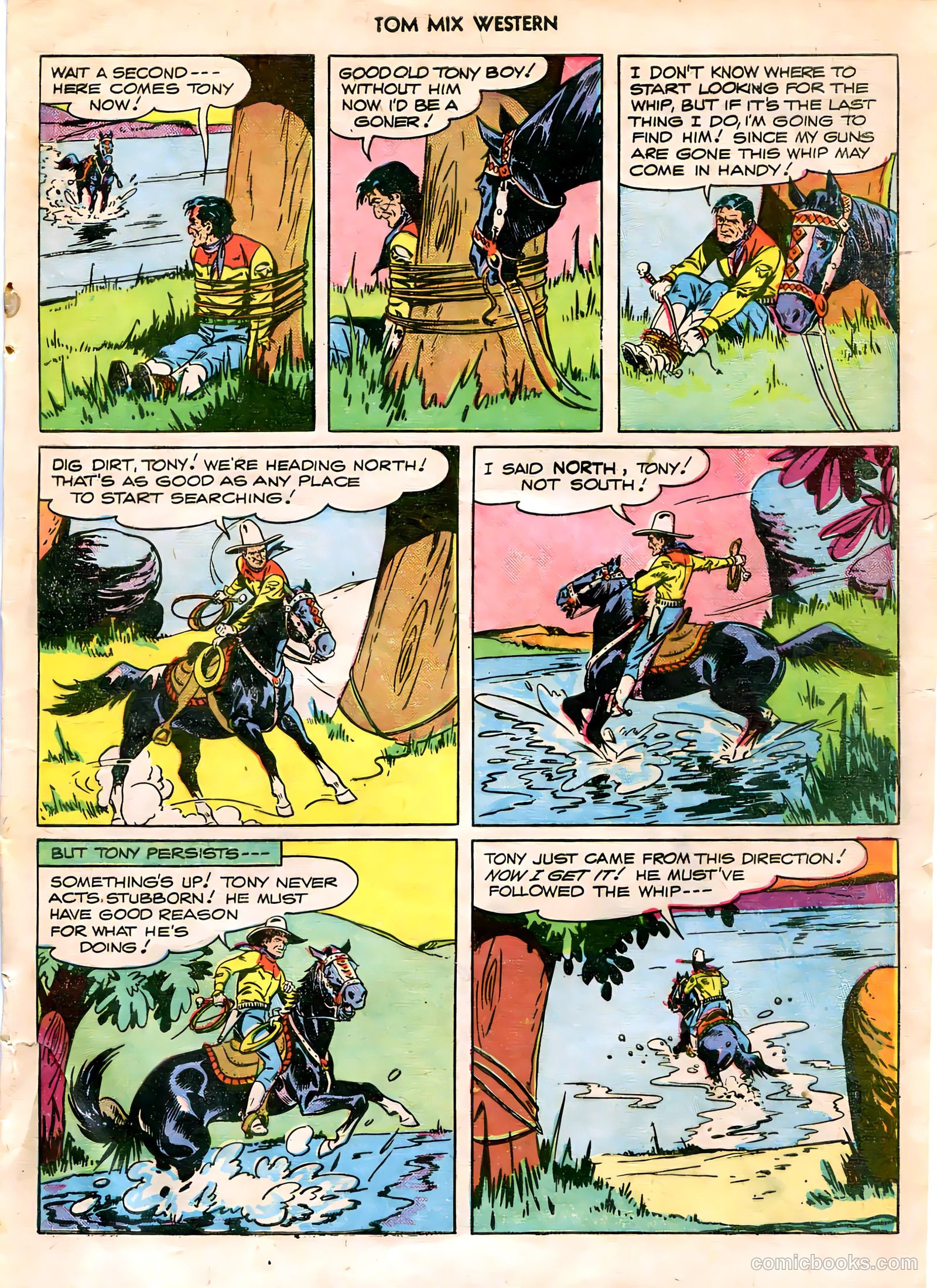 Tom Mix Western #5 (1948) — page 21 of 52