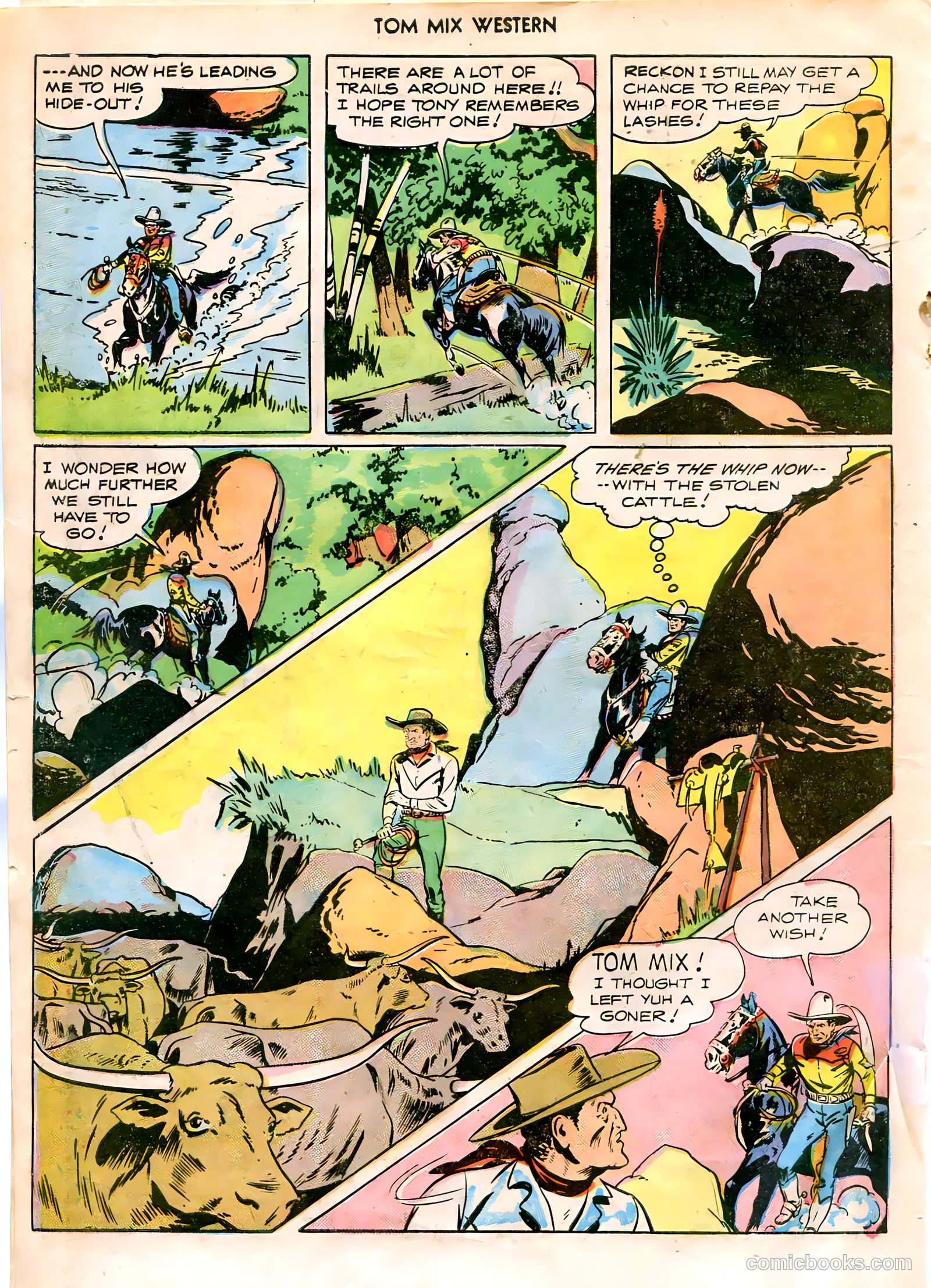 Tom Mix Western #5 (1948) — page 22 of 52