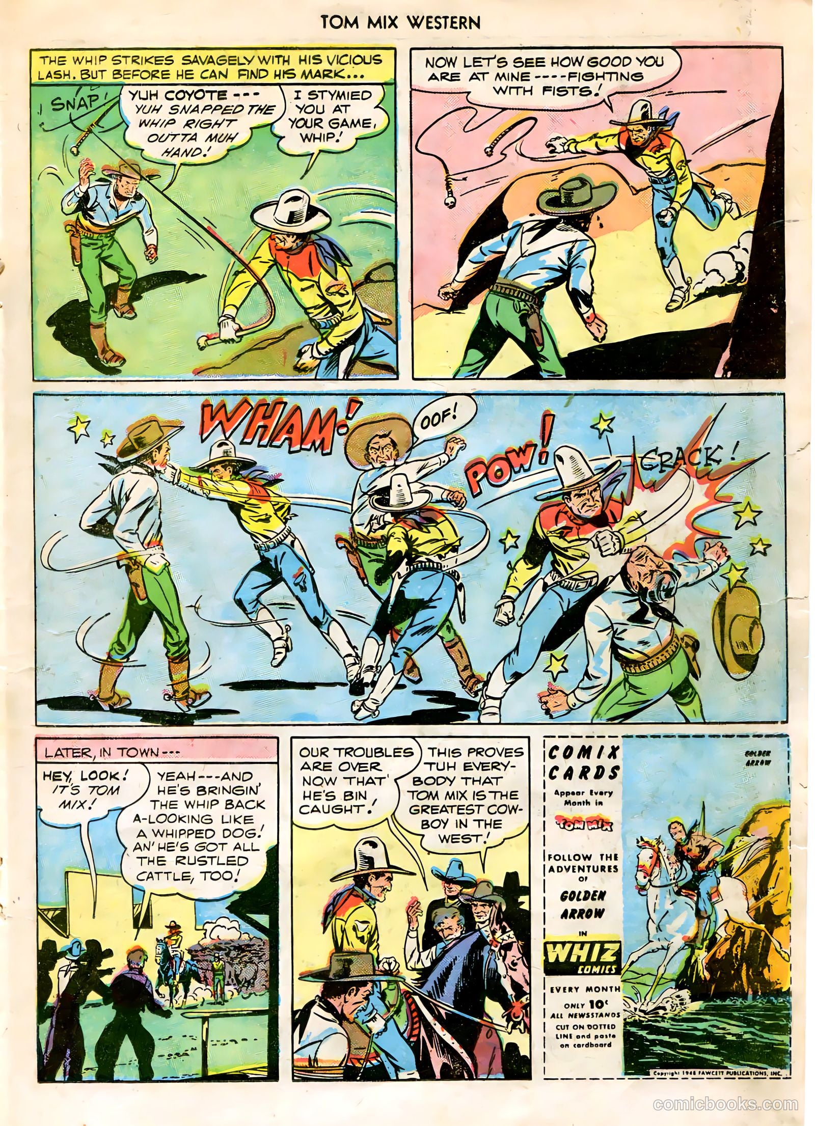 Tom Mix Western #5 (1948) — page 23 of 52