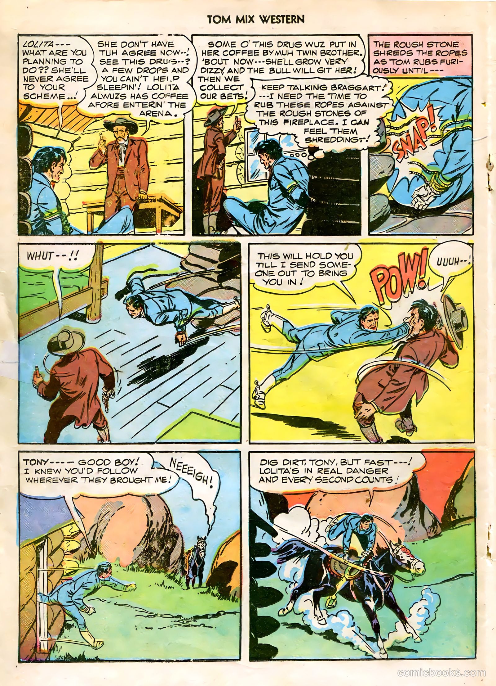 Tom Mix Western #5 (1948) — page 30 of 52