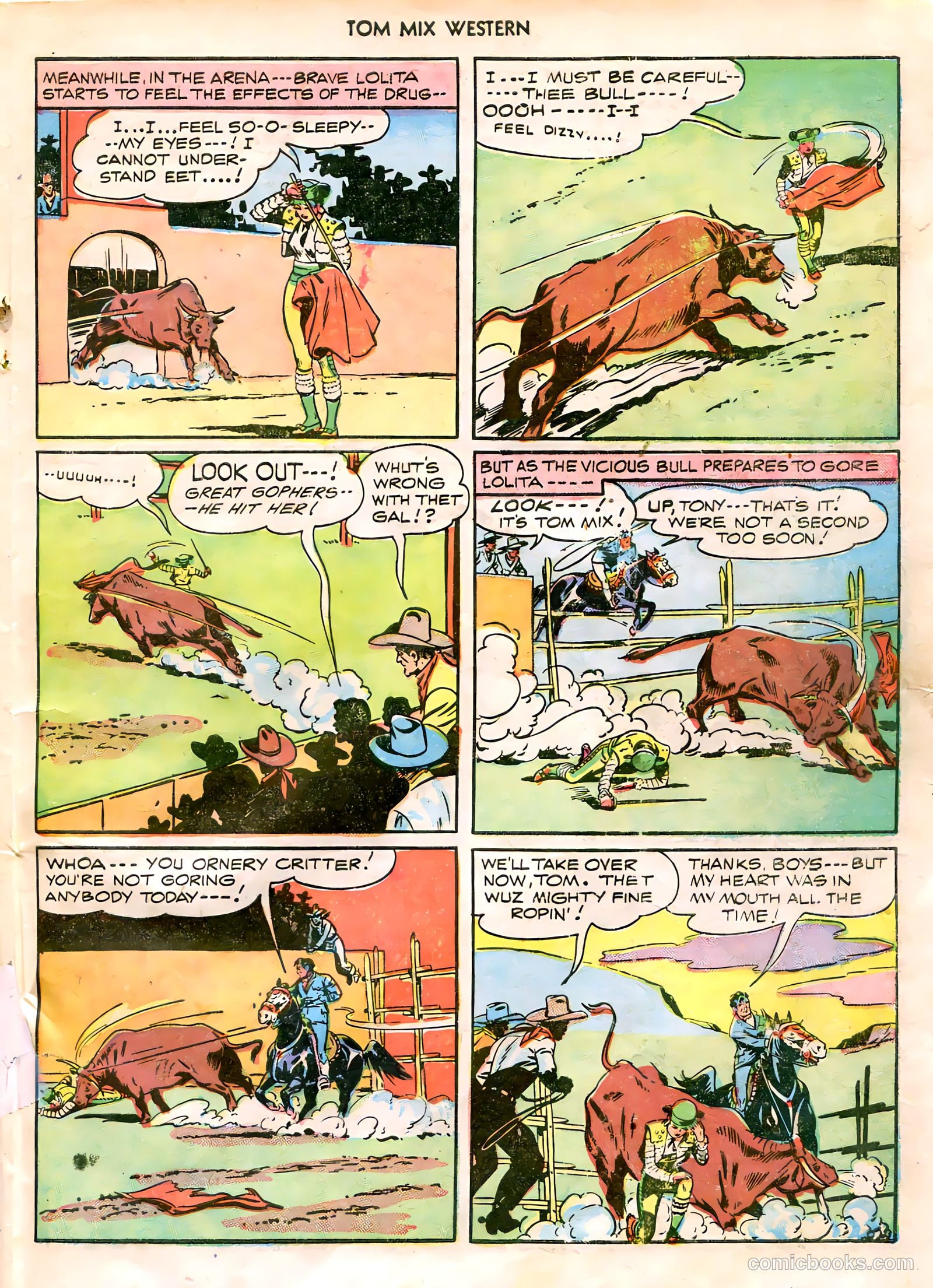 Tom Mix Western #5 (1948) — page 31 of 52